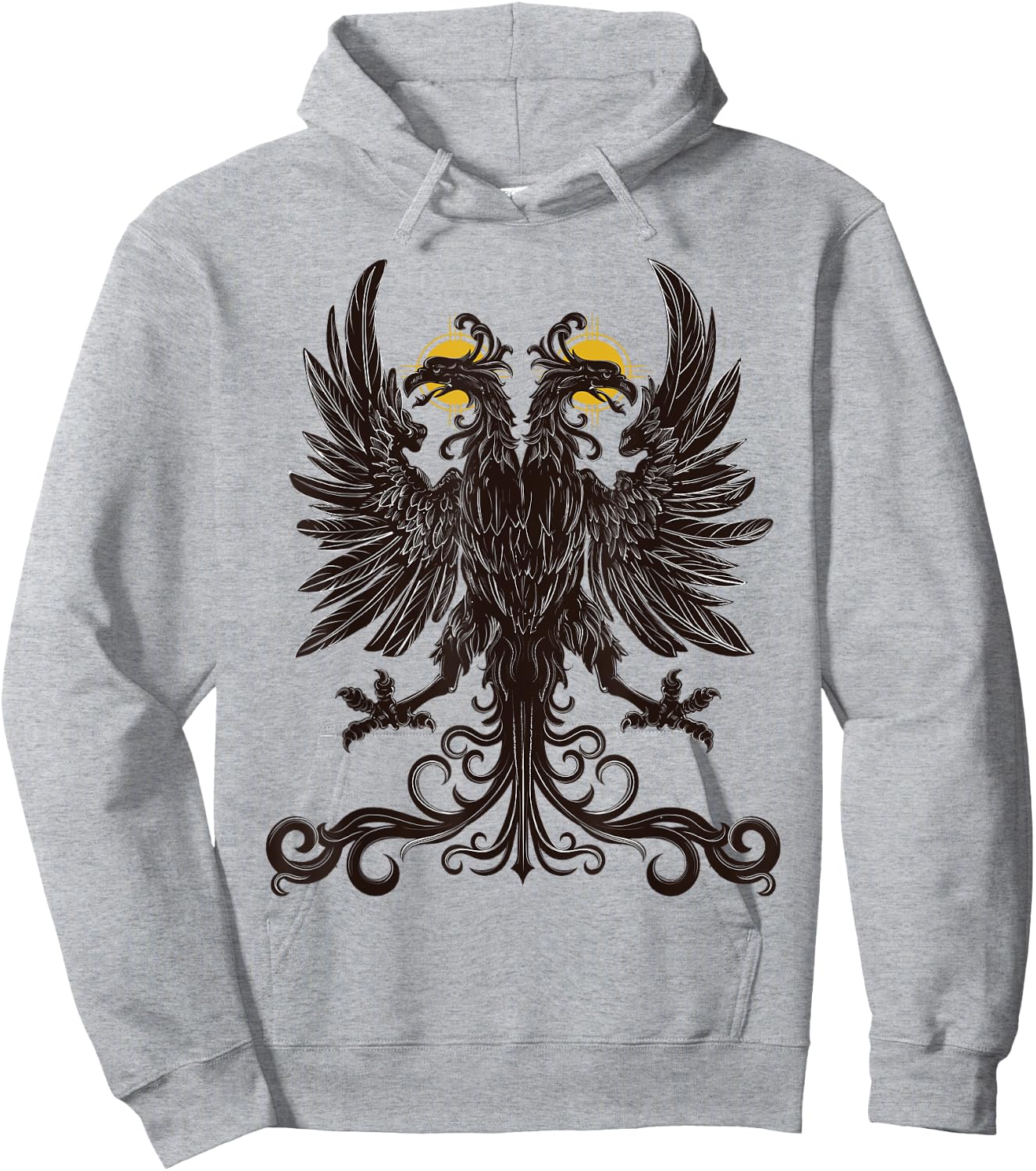 Holy Roman Empire double-headed eagle Hoodie - Hoodie | Ash
