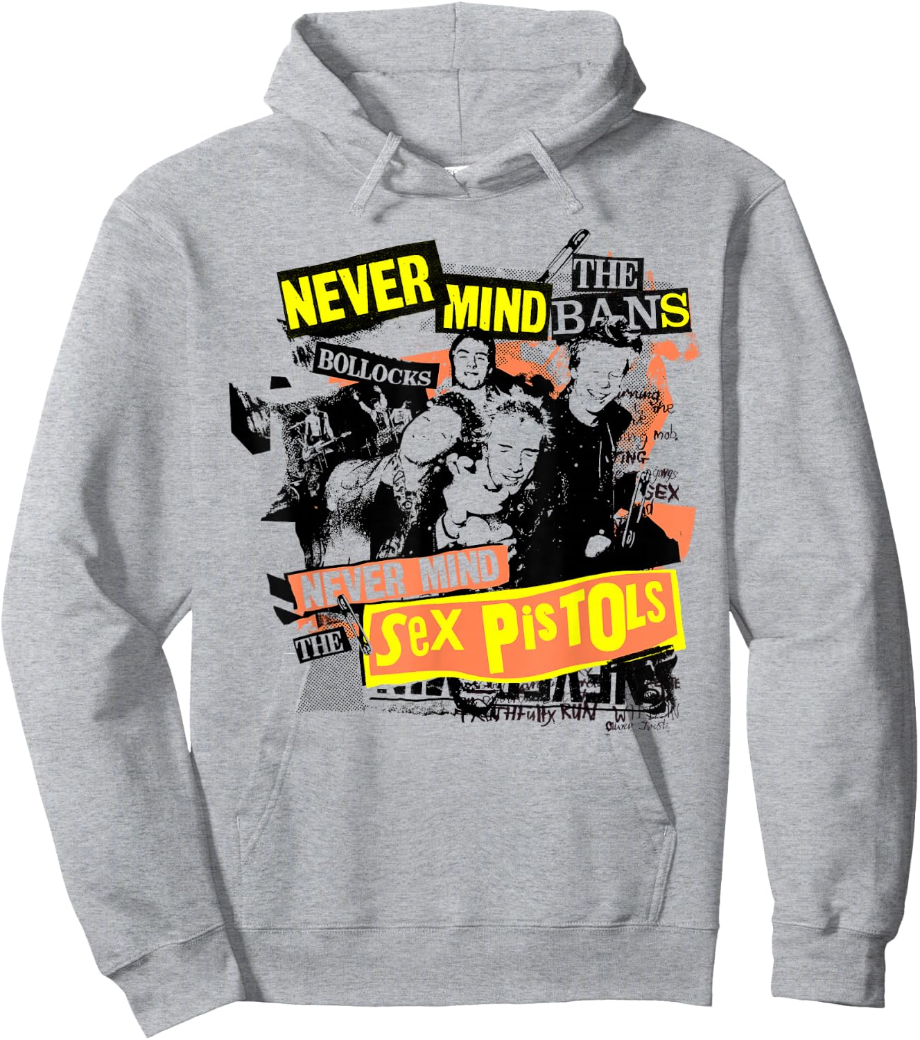 Sex Pistols Official Classic Anarchy Hoodie - Hoodie | Ash