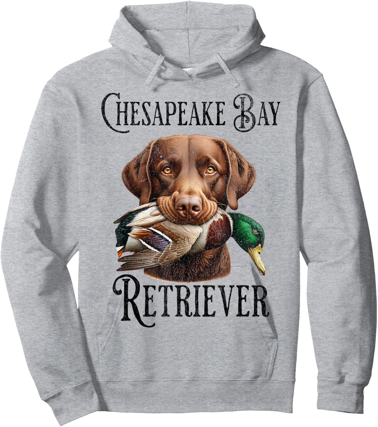 Chesapeake Bay Retriever Duck Hunter's Pride Hoodie - Hoodie | Ash