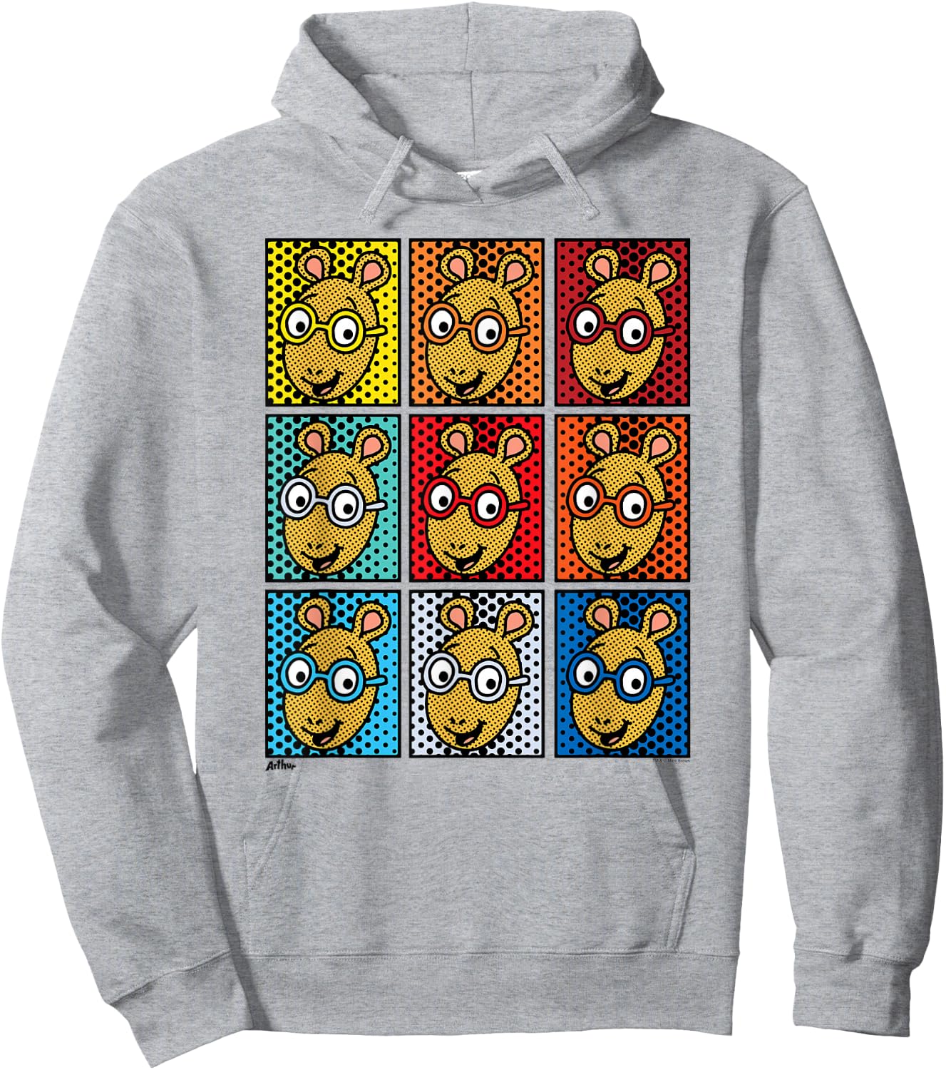 Arthur Pop Art Arthur Hoodie - Hoodie | Ash