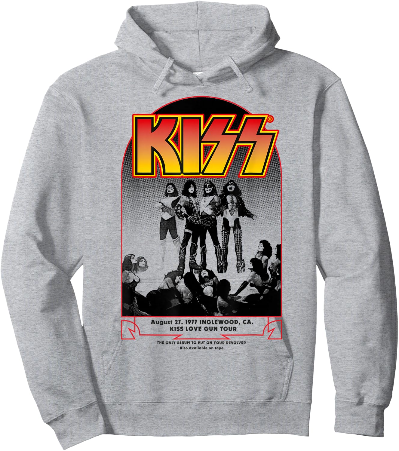 KISS - Inglewood 1977 Hoodie - Hoodie | Ash