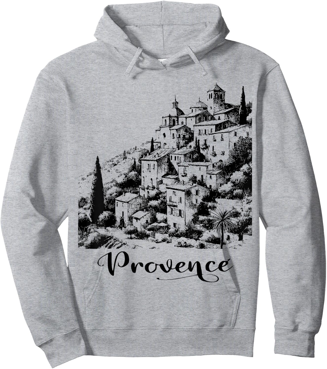 Provence , grey, S Hoodie - Hoodie | Ash