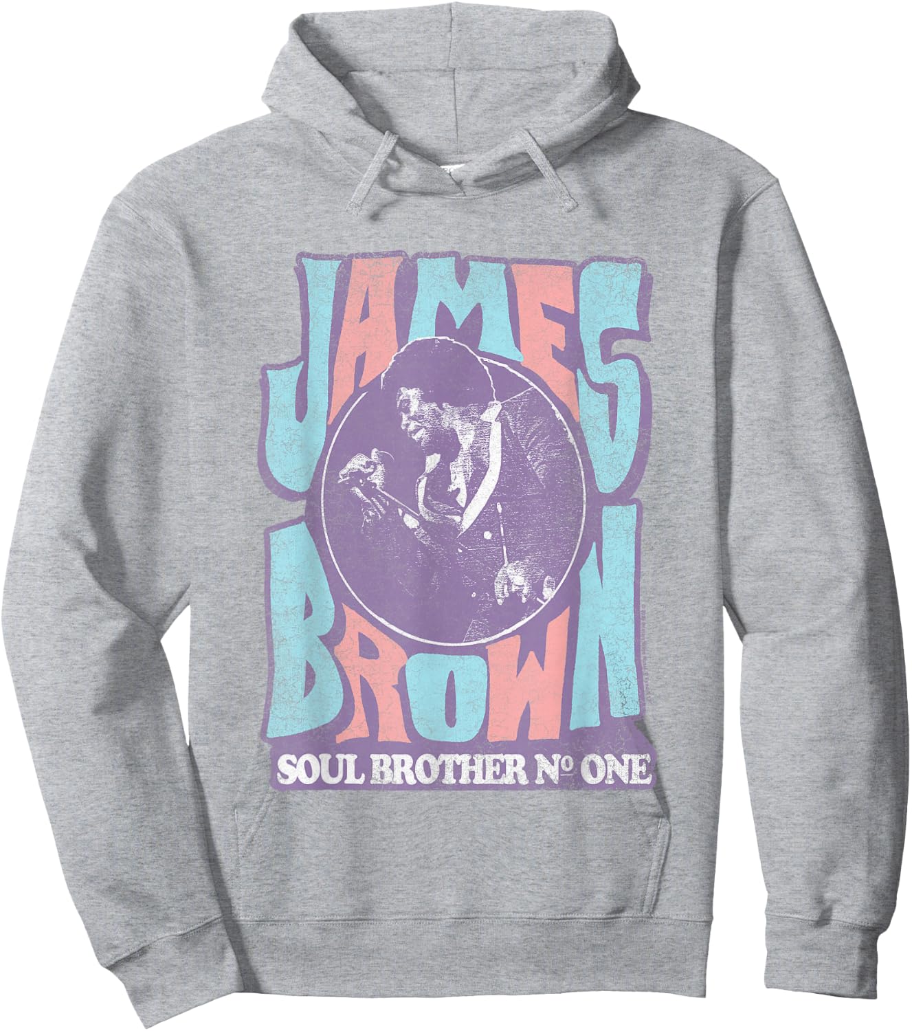 James Brown Soul Brother Number One Hoodie - Hoodie | Ash