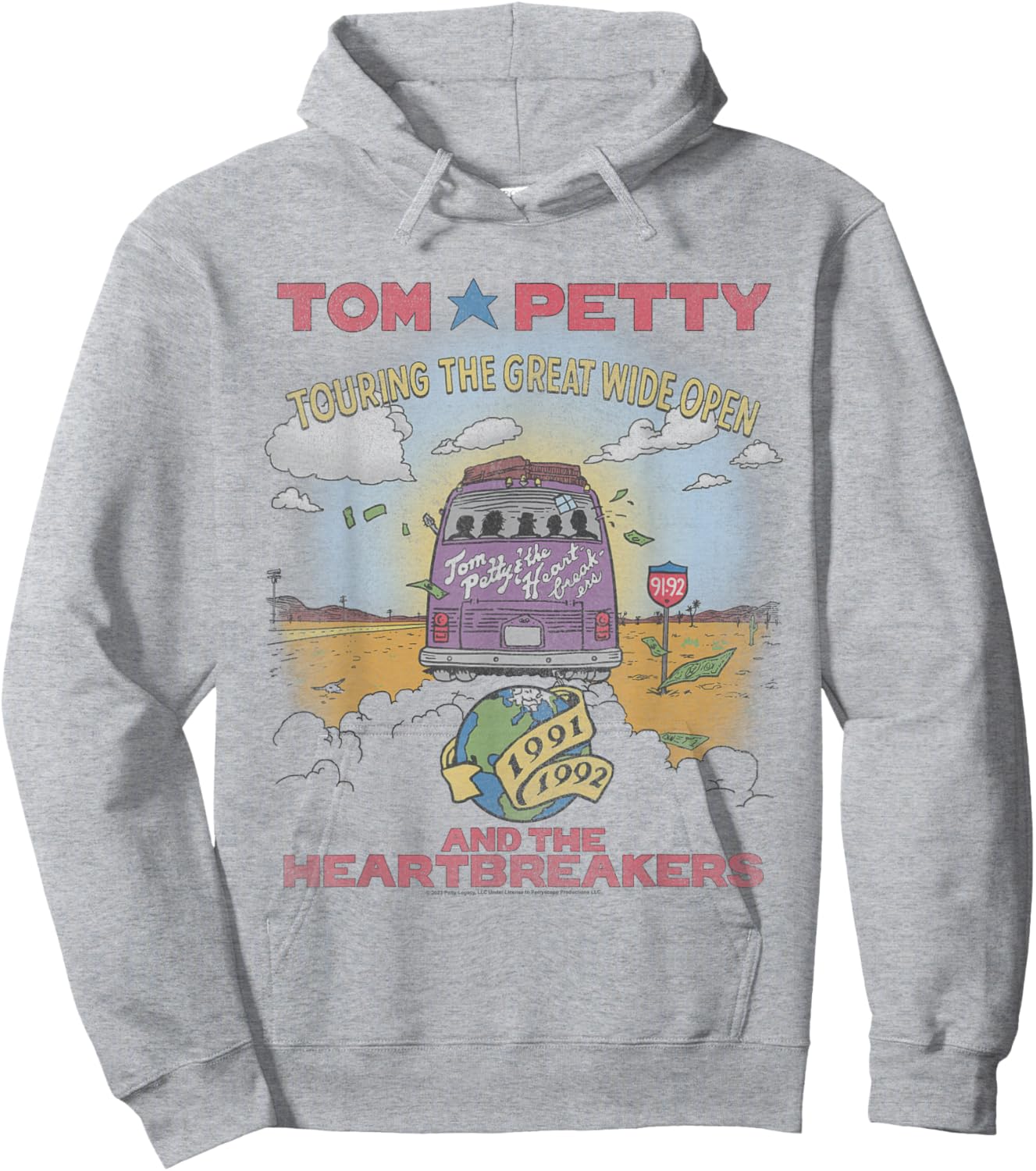 Tom Petty The Great Wide Open , White Hoodie - Hoodie | Ash