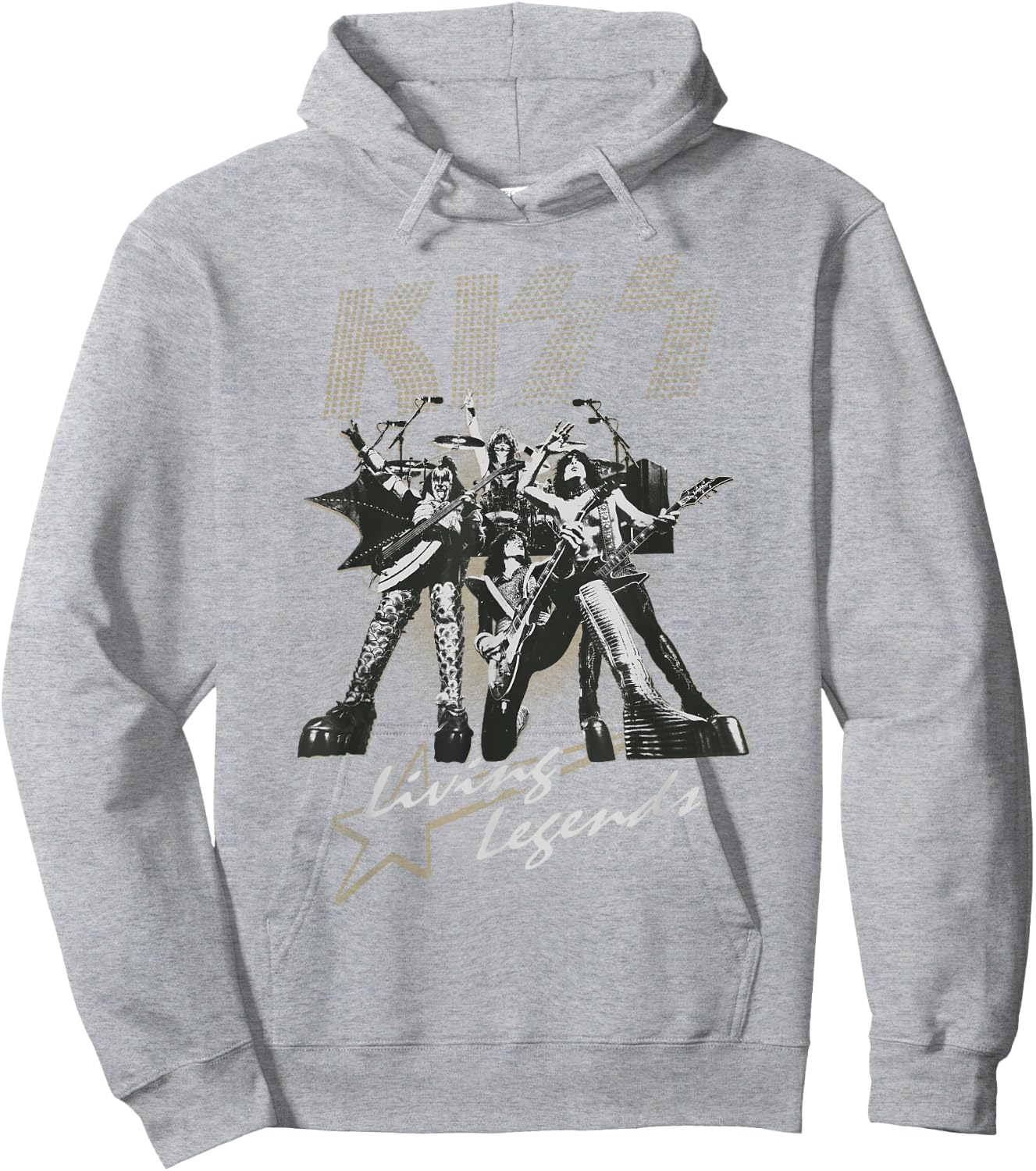 KISS - Lightning Legends (White) Hoodie - Hoodie | Ash