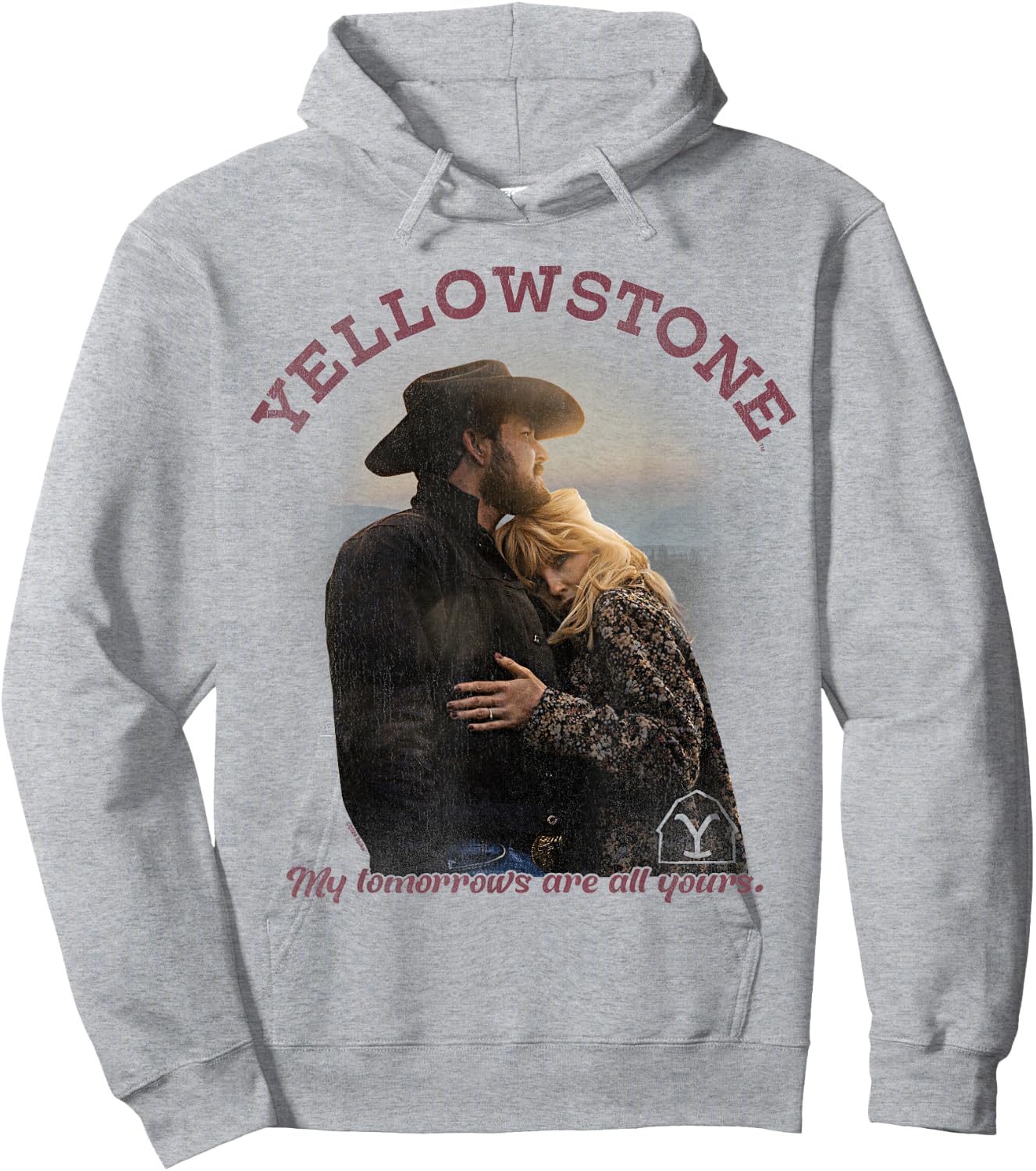 Yellowstone Beth and Rip Tomorrows , white, S Hoodie - Hoodie | Ash
