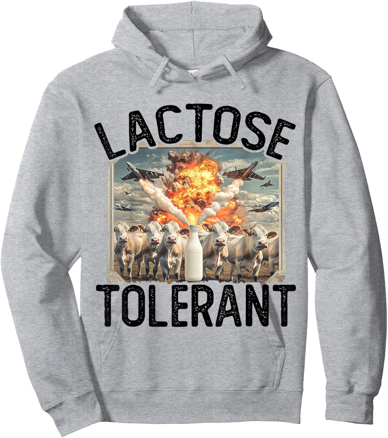 Lactose Tolerant | Milk Lover | Pro Dairy Hoodie - Hoodie | Ash