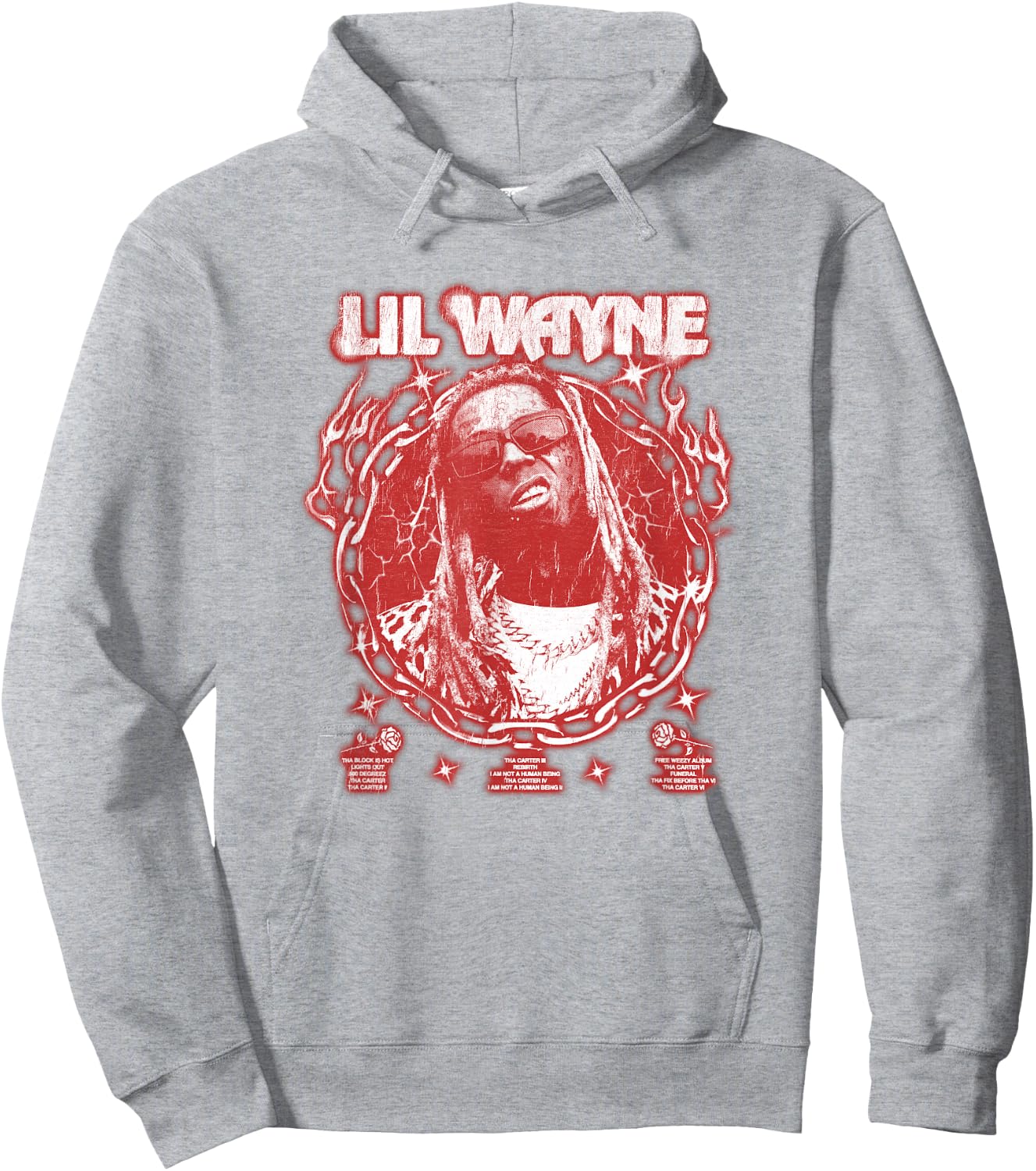 Lil Wayne Bling Official Hoodie - Hoodie | Ash