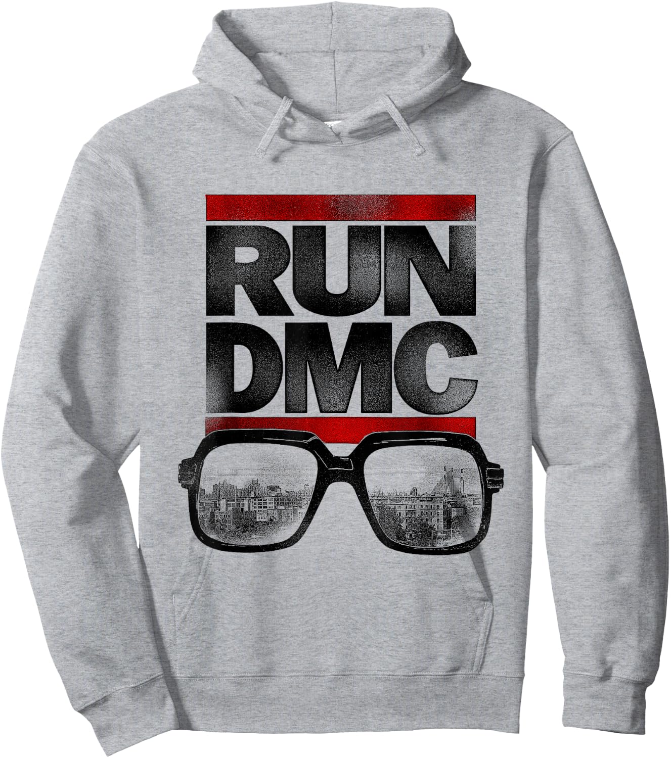 Run DMC Glasses Hoodie - Hoodie | Ash