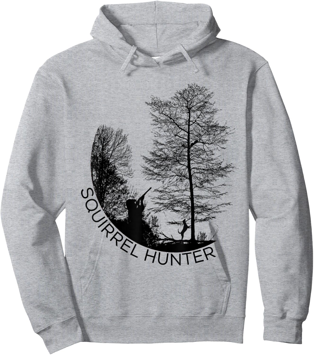 Squirrel Hunter - Hunting Dogs - Outdoorsman Hoodie - Hoodie | Ash