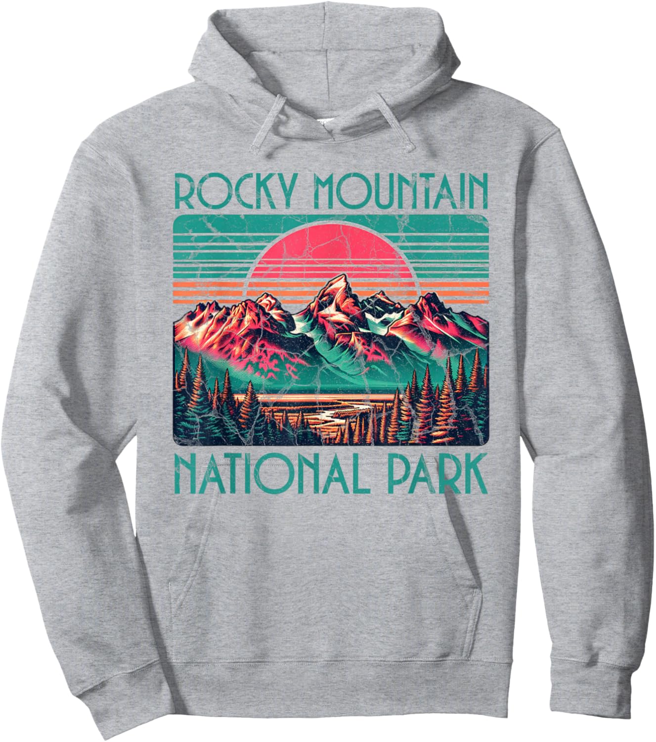 Rocky Mountain National Park Hoodie - Hoodie | Ash