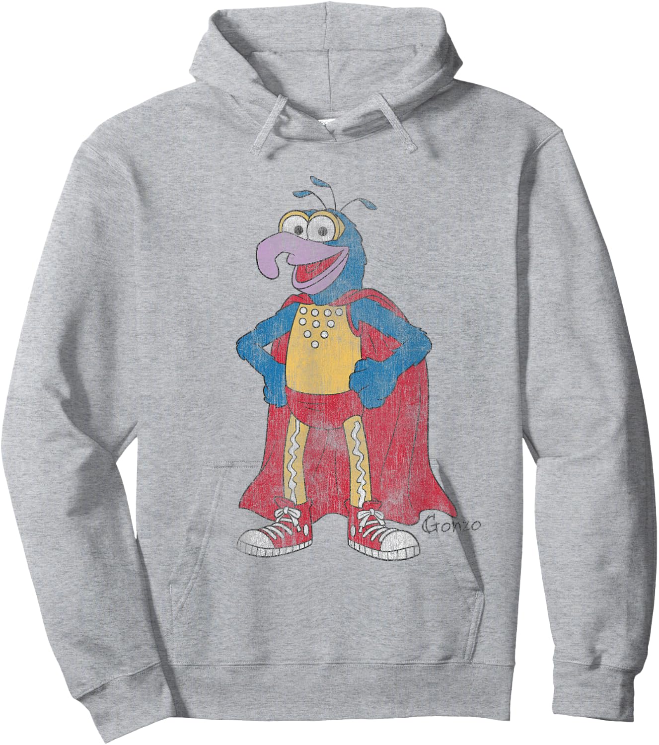 The Muppets Gonzo Classic , gray Hoodie - Hoodie | Ash