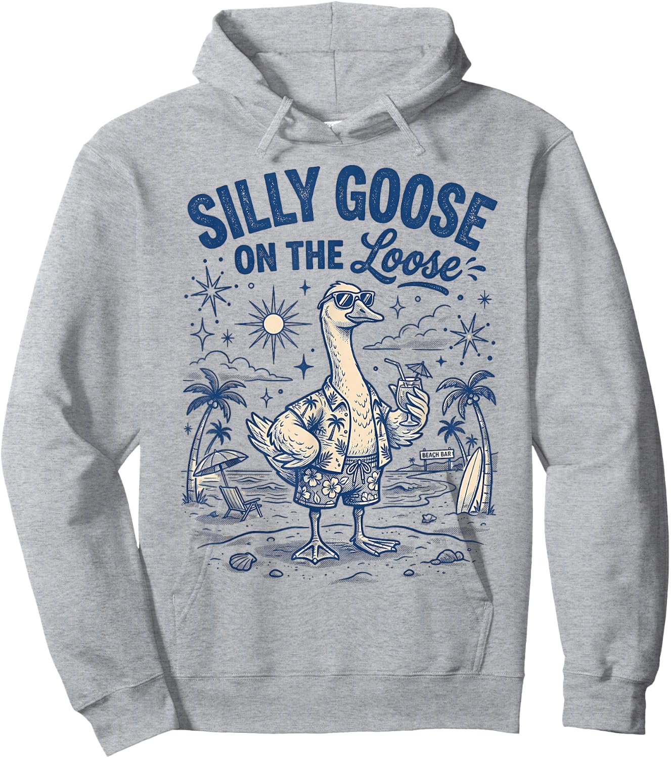Silly Goose On The Loose Hoodie - Hoodie | Ash