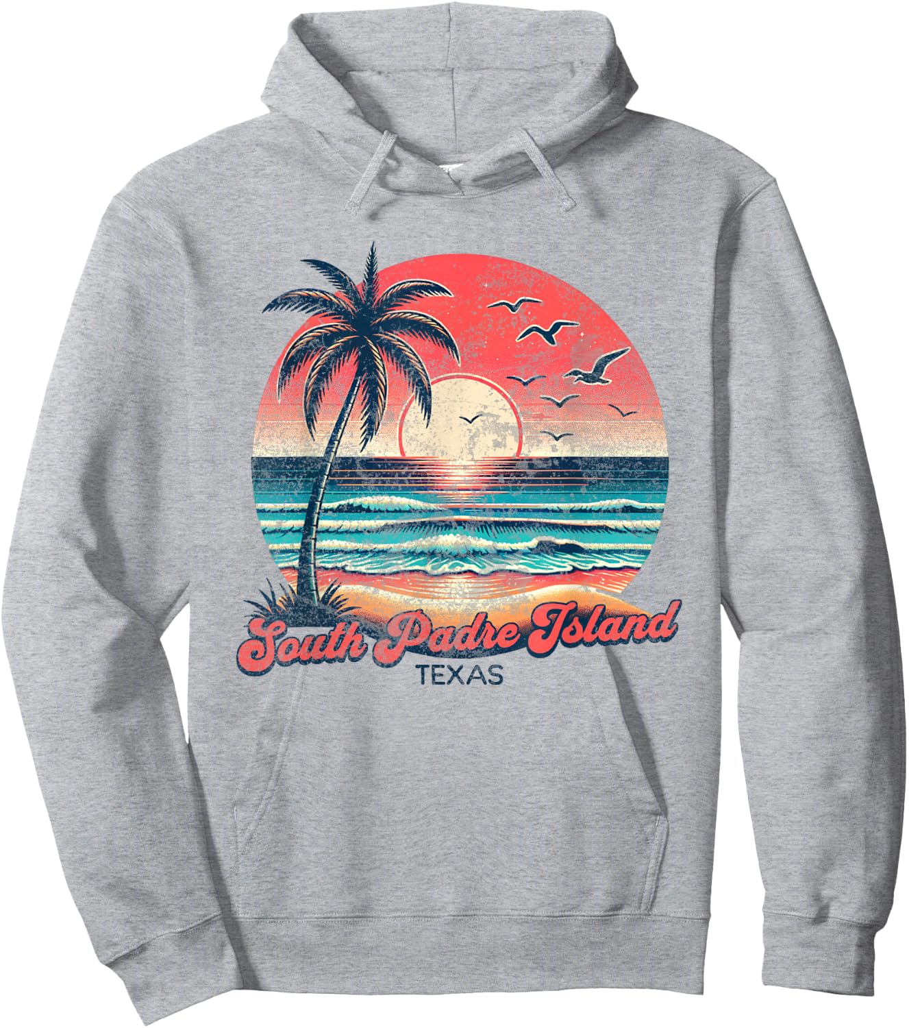 South Padre Island Hoodie - Hoodie | Ash