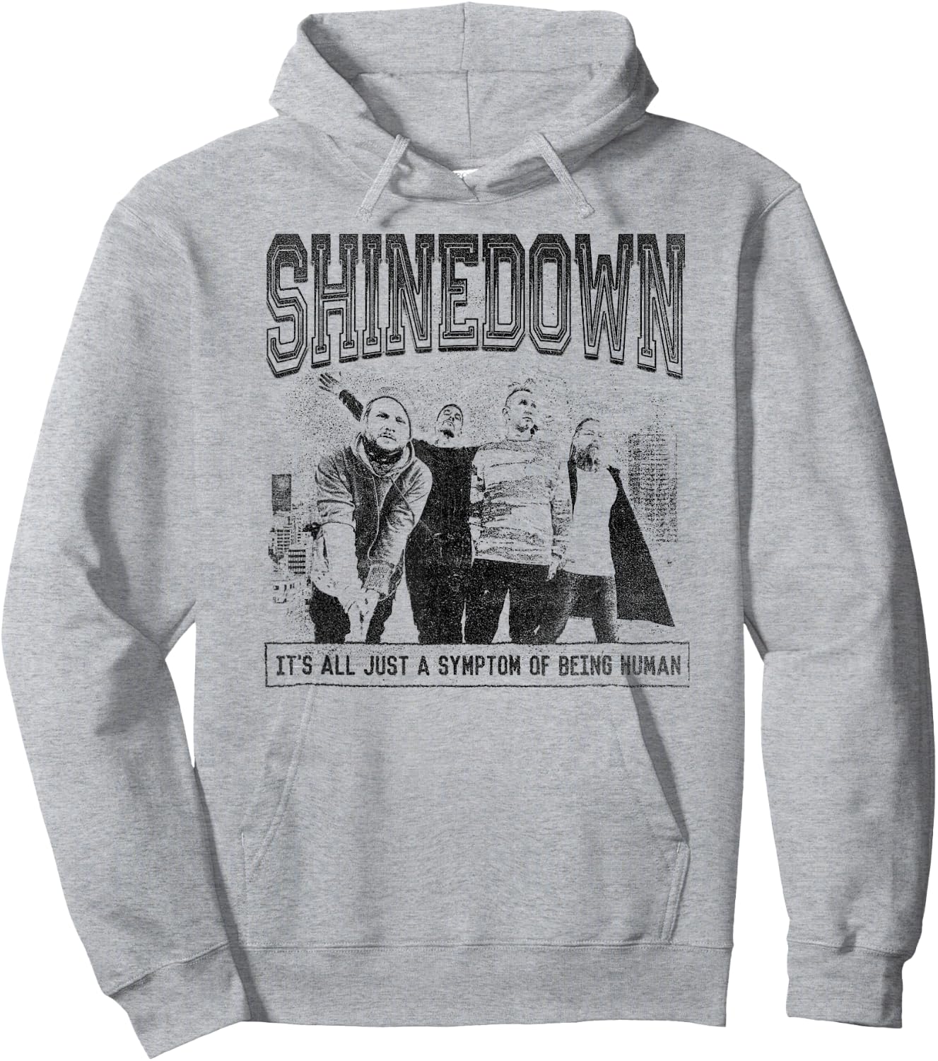 Shinedown Being Human , white, S Hoodie - Hoodie | Ash