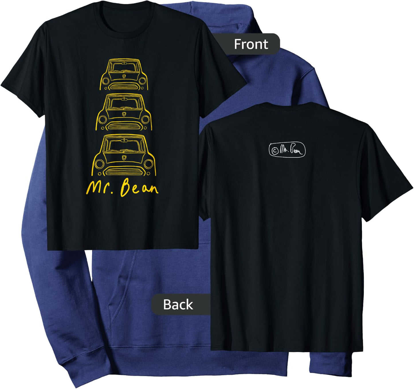 Mr Bean Car Hoodie - Hoodie | Navy