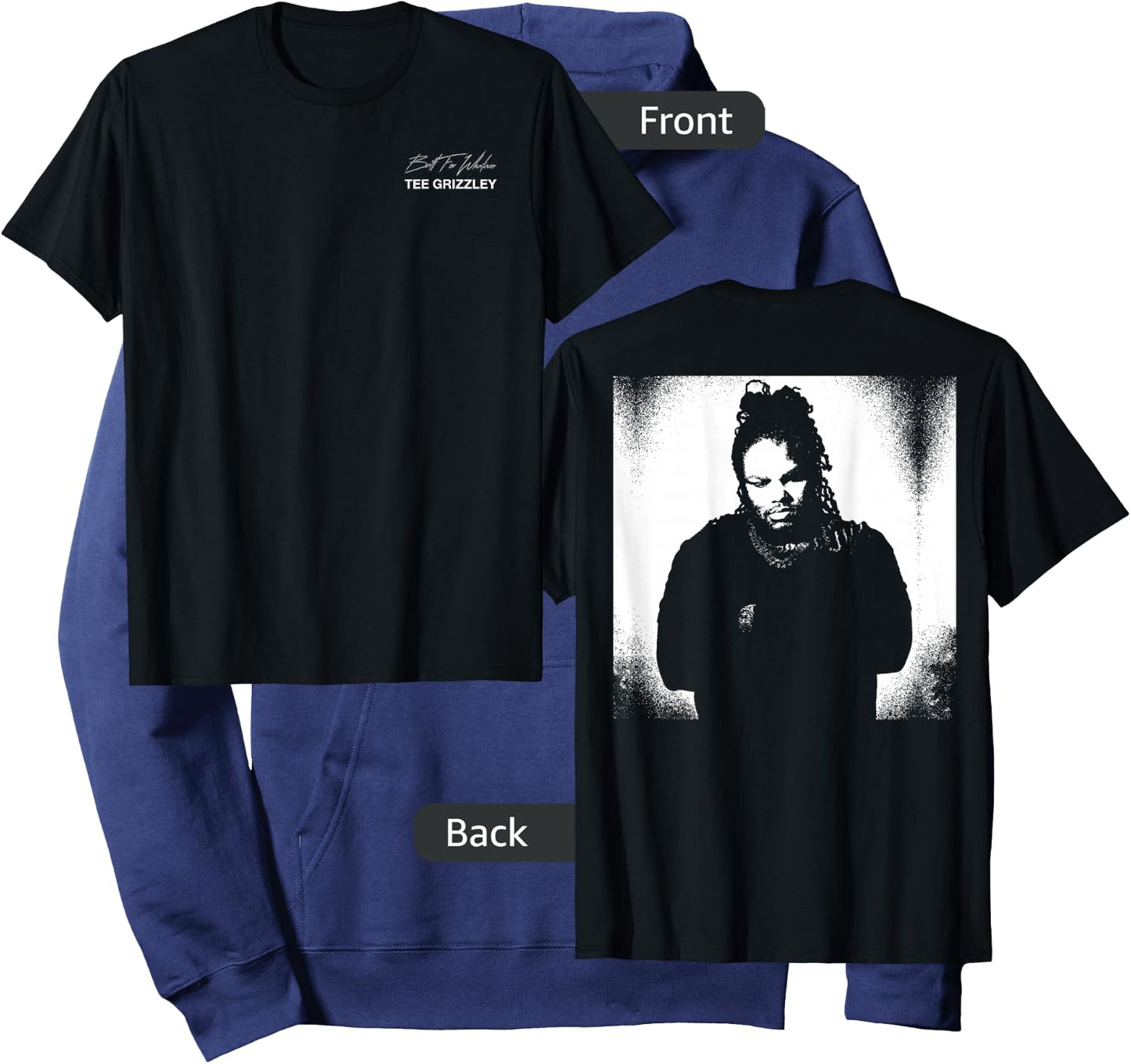 Grizzley Built for Whatever Hoodie - Hoodie | Navy