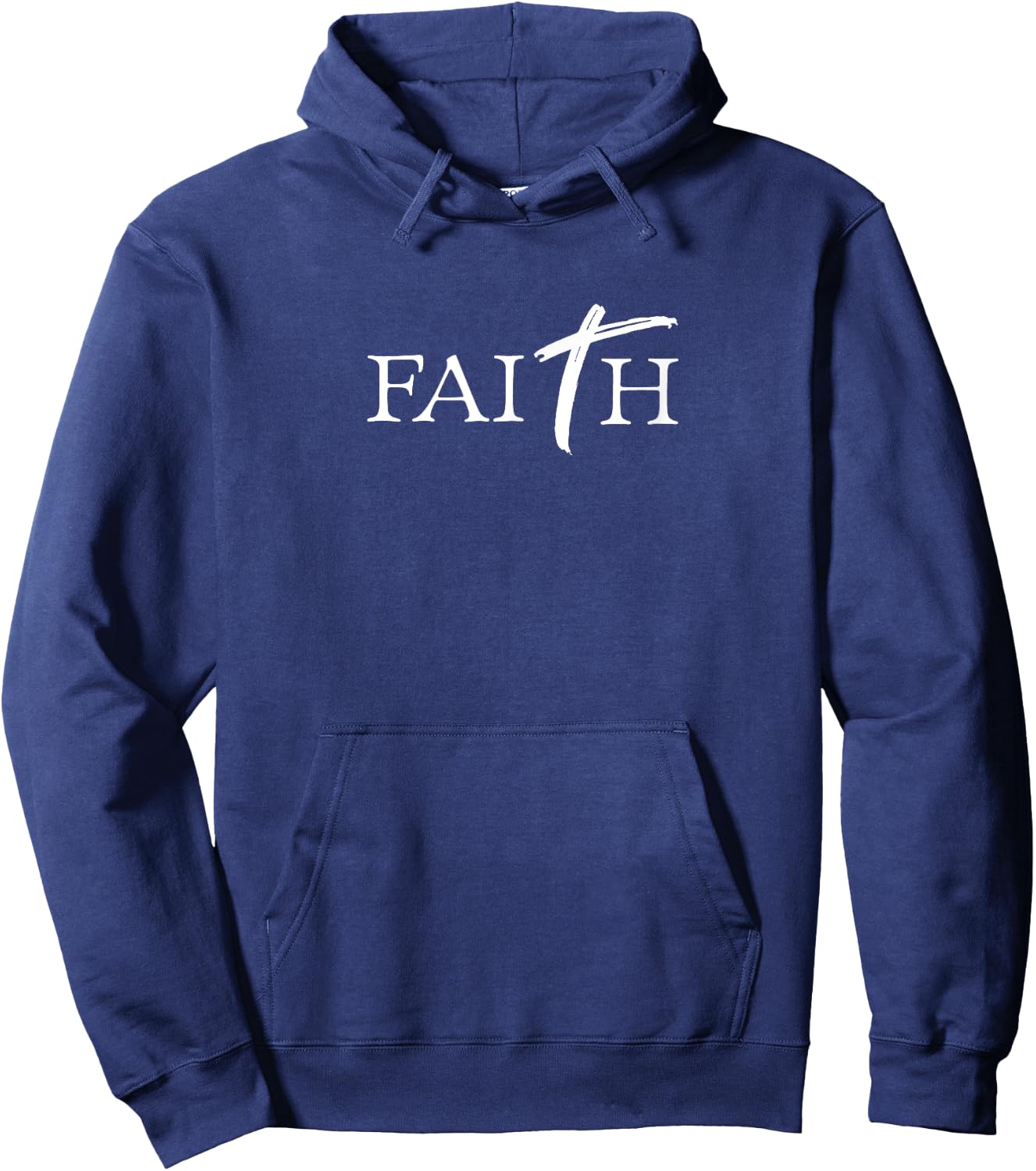 Faith Christian Inspirational Design Hoodie - Hoodie | Navy