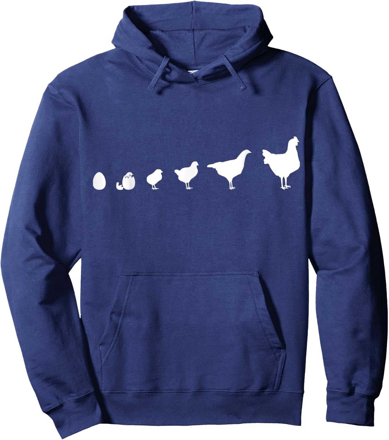 Chickens in a row Hoodie - Hoodie | Navy