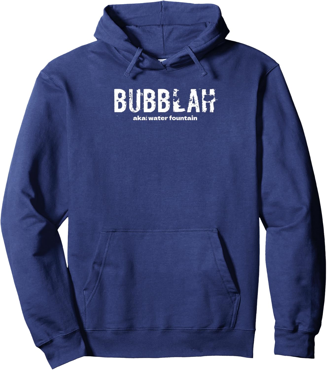 funny t New England slang BUBBLAH Hoodie - Hoodie | Navy