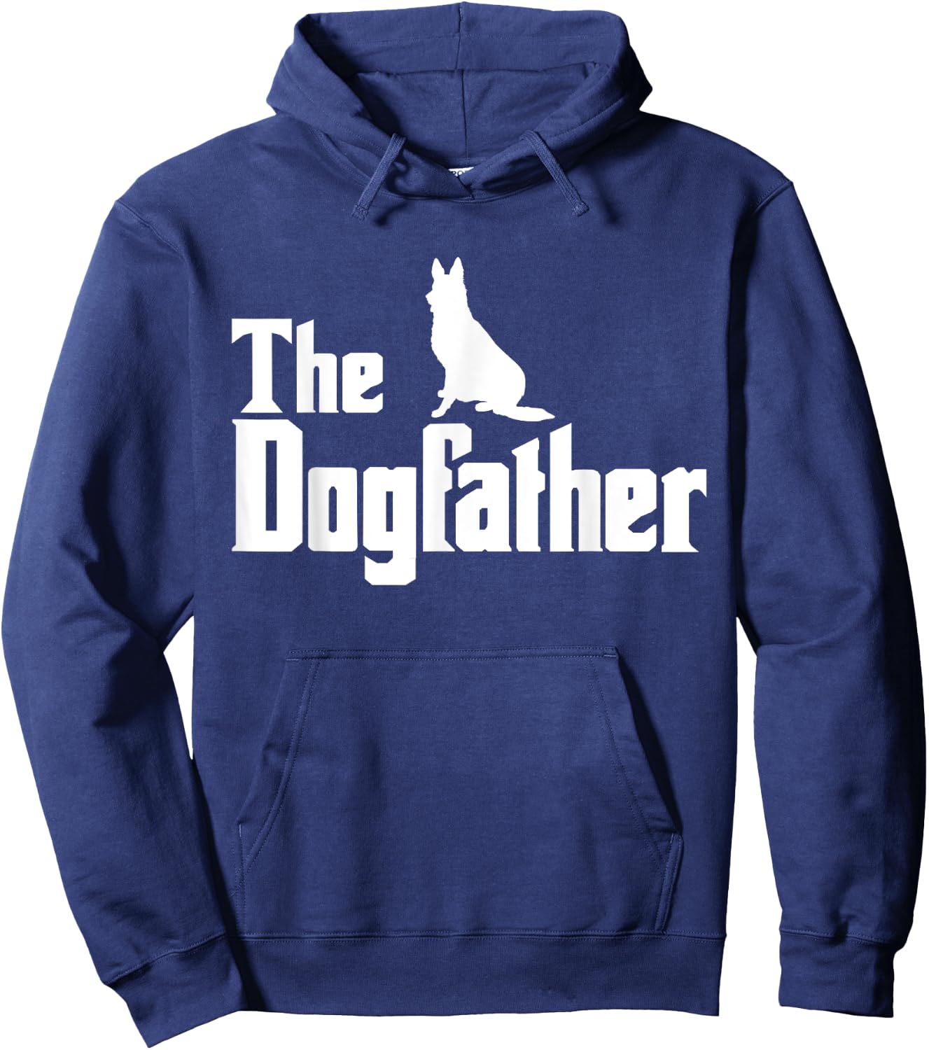 The Dogfather German Shepherd Gift Hoodie - Hoodie | Navy
