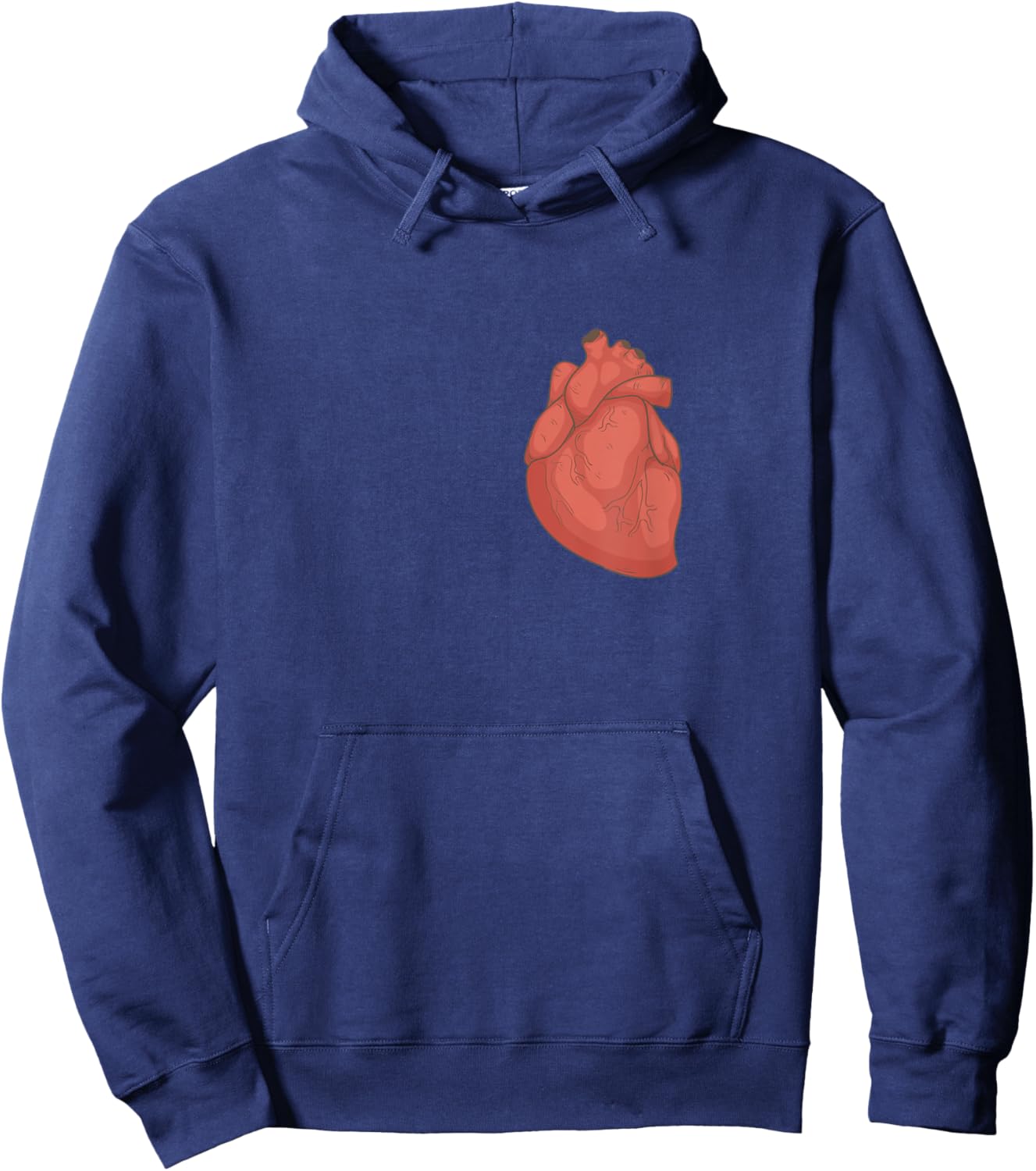 Realistic Anatomically Correct Heart Hoodie - Hoodie | Navy