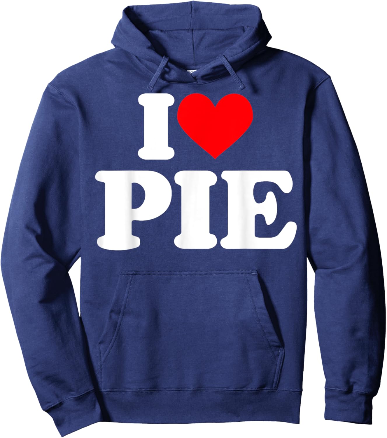 I love Pie Shirt I heart Pie Hoodie - Hoodie | Navy