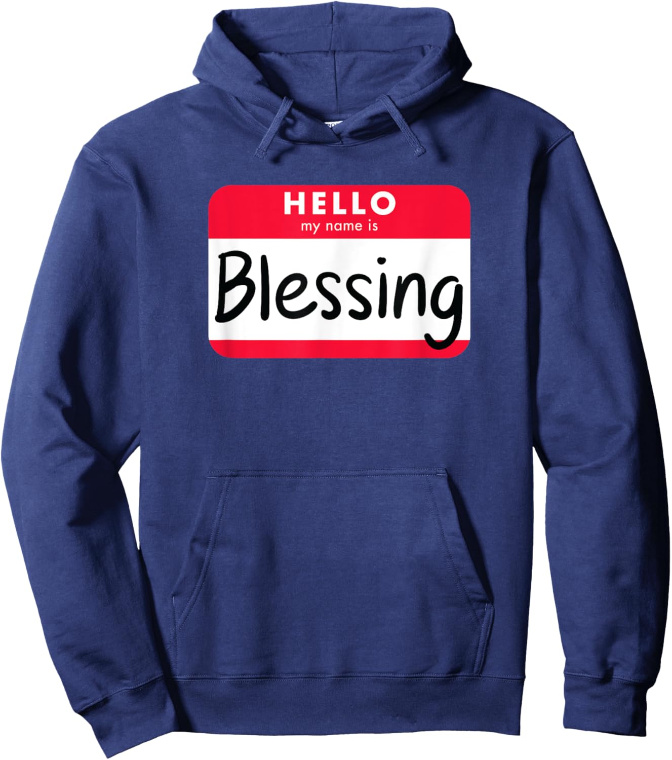 Halloween Costume Shirt - Blessing in Disguise Hoodie - Hoodie | Navy