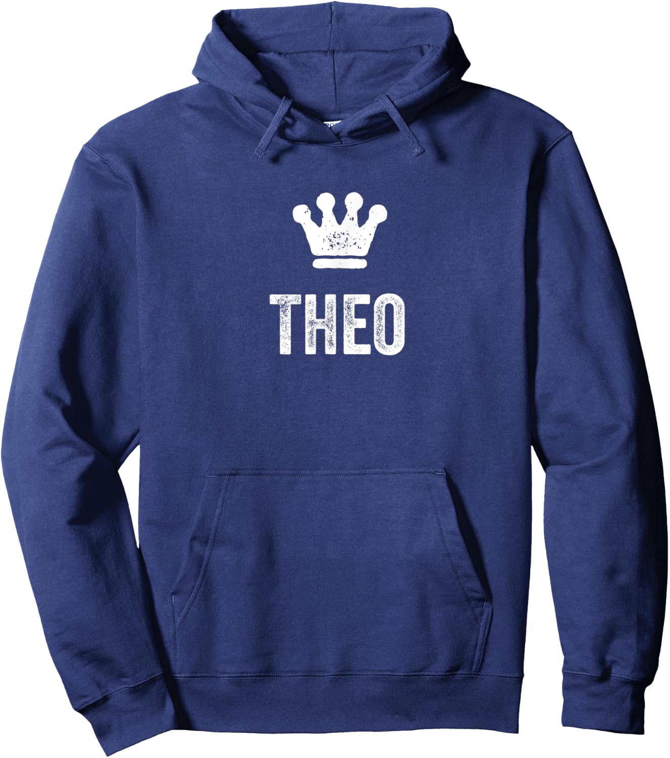 Theo the King / Crown & Name Design Called Theo Hoodie - Hoodie | Navy