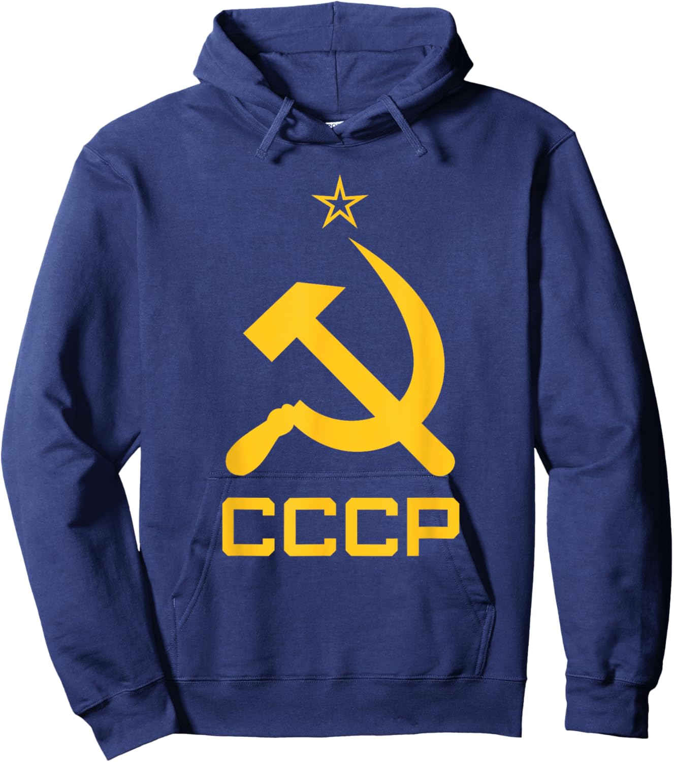 CCCP Hammer and Sickle Soviet Union USSR Hoodie - Hoodie | Navy