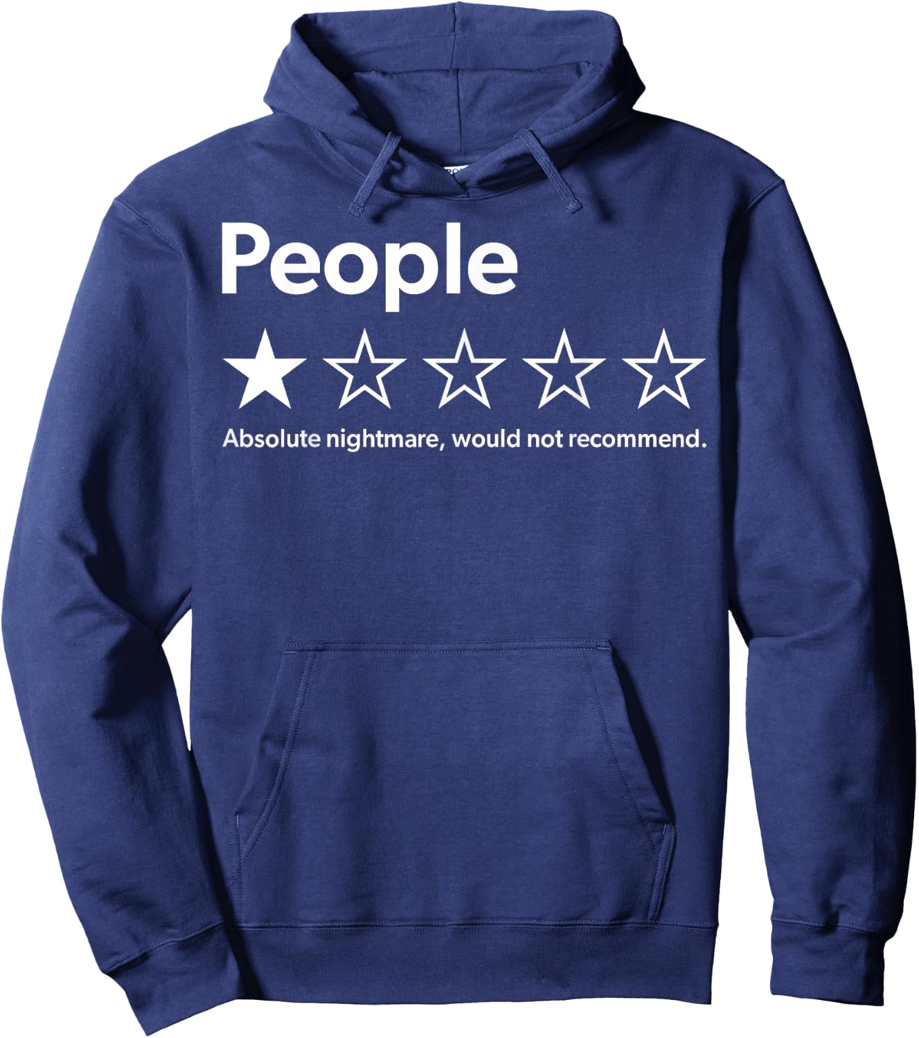 Funny People Rating Shirt - Adults - Black - Small - Short Sleeve - - Retro - Polyester - - Letter Print - Lightweight, Classic fit, Zipper closure Hoodie - Hoodie | Navy