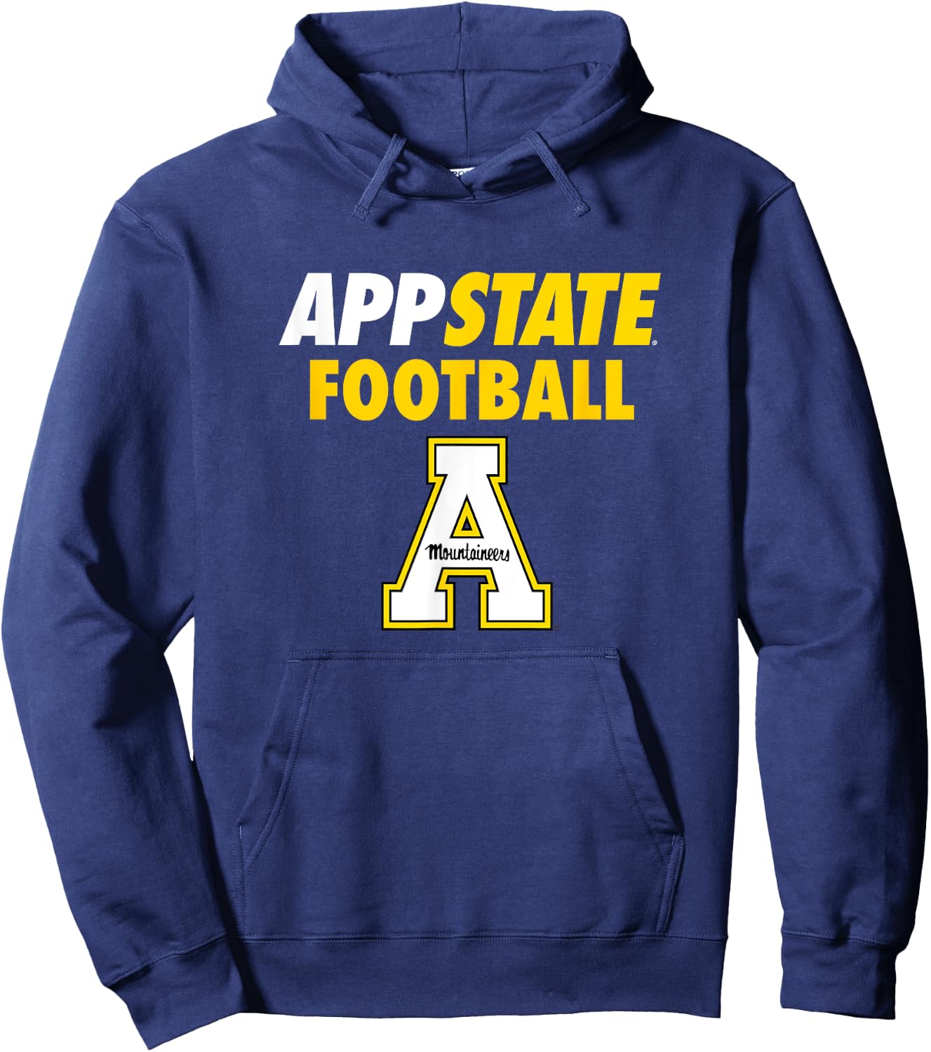 App State Football Mountaineers Sports Fan Hoodie - Hoodie | Navy