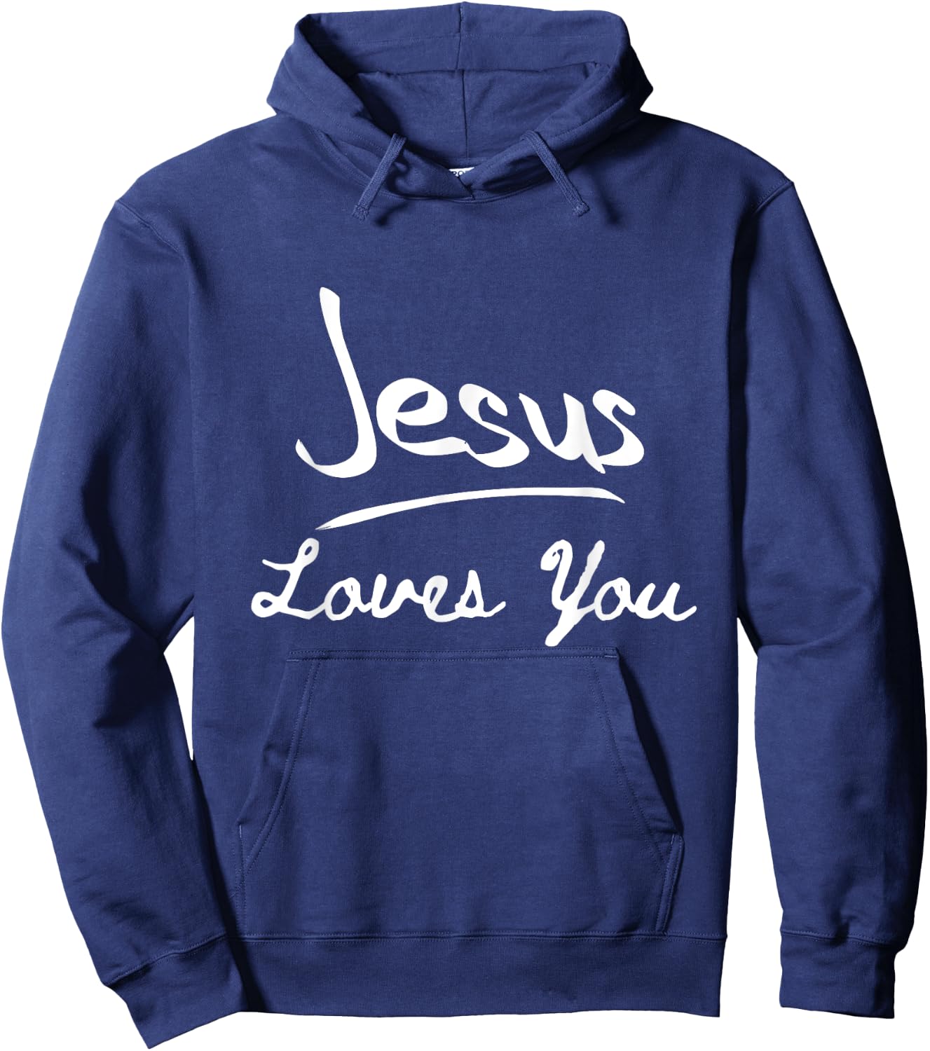 Jesus Loves You Men Women Jesus Christian Hoodie - Hoodie | Navy