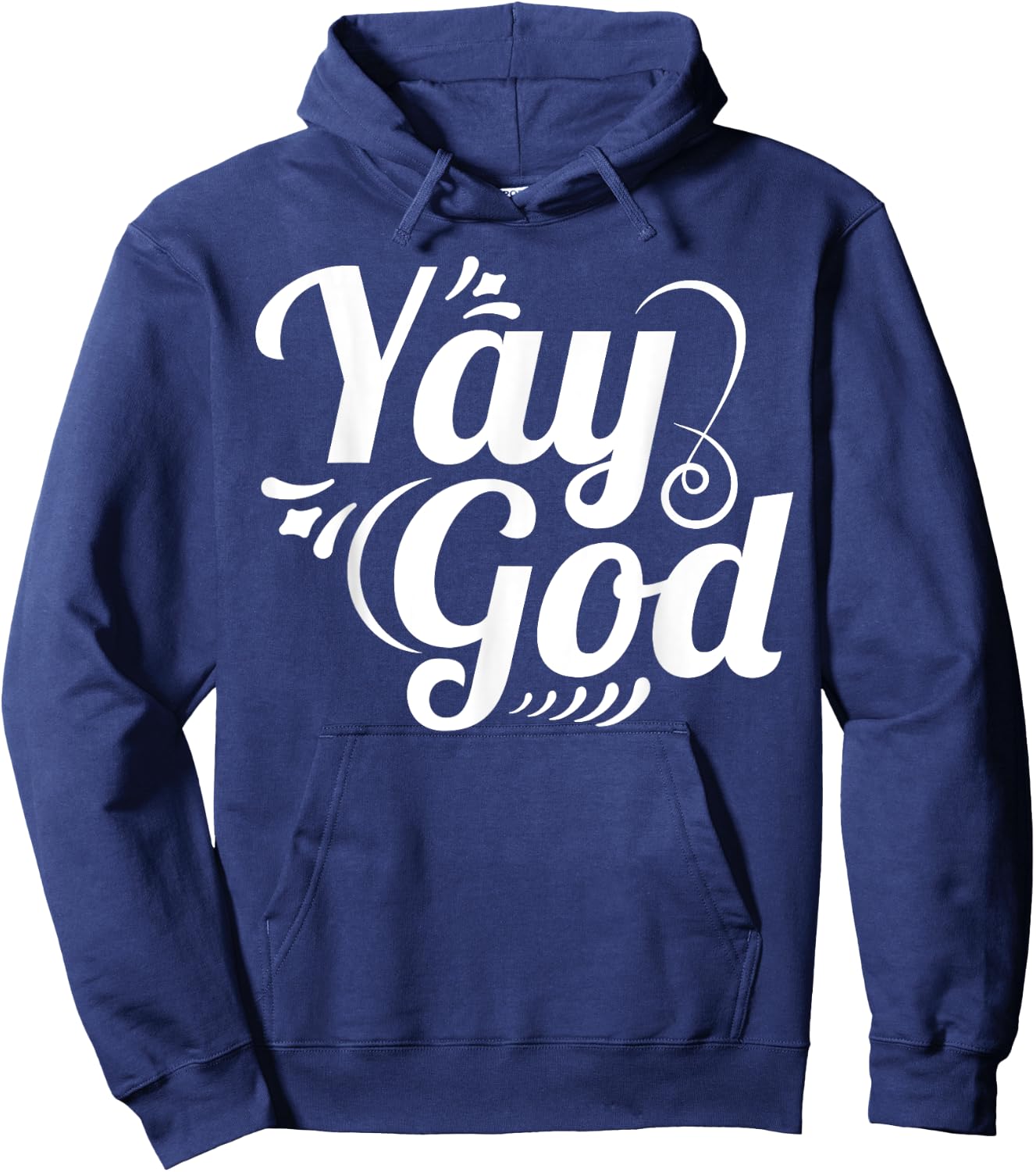 Christian Faith Yay God Hoodie - Hoodie | Navy