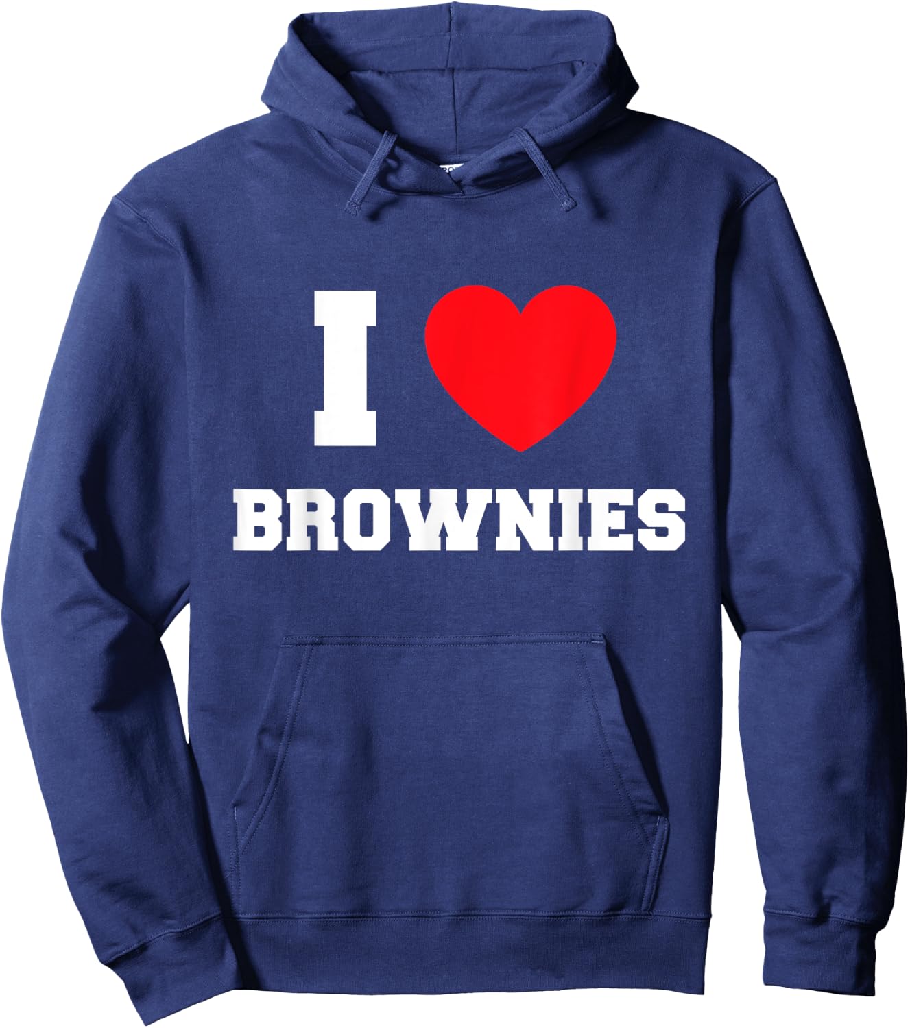 I Love Brownies Hoodie - Hoodie | Navy