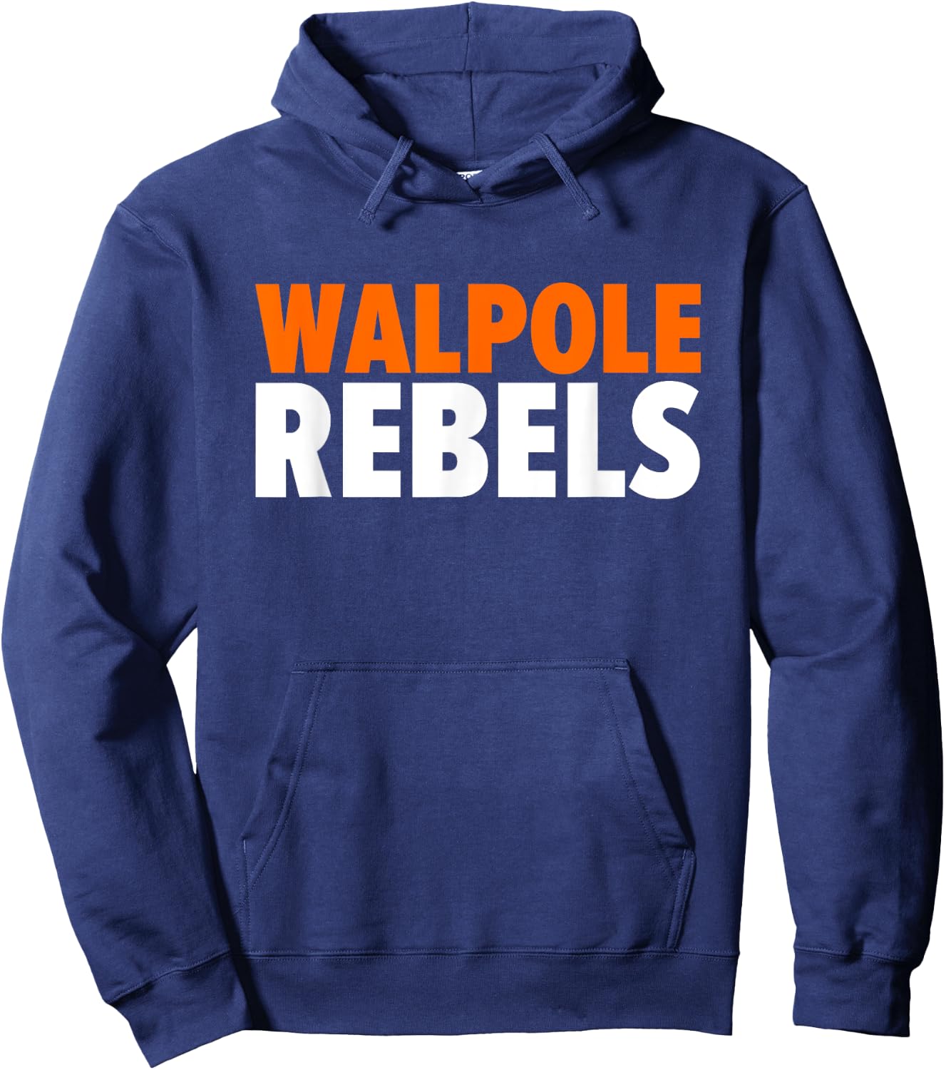 Walpole Rebels Bold Hoodie - Hoodie | Navy
