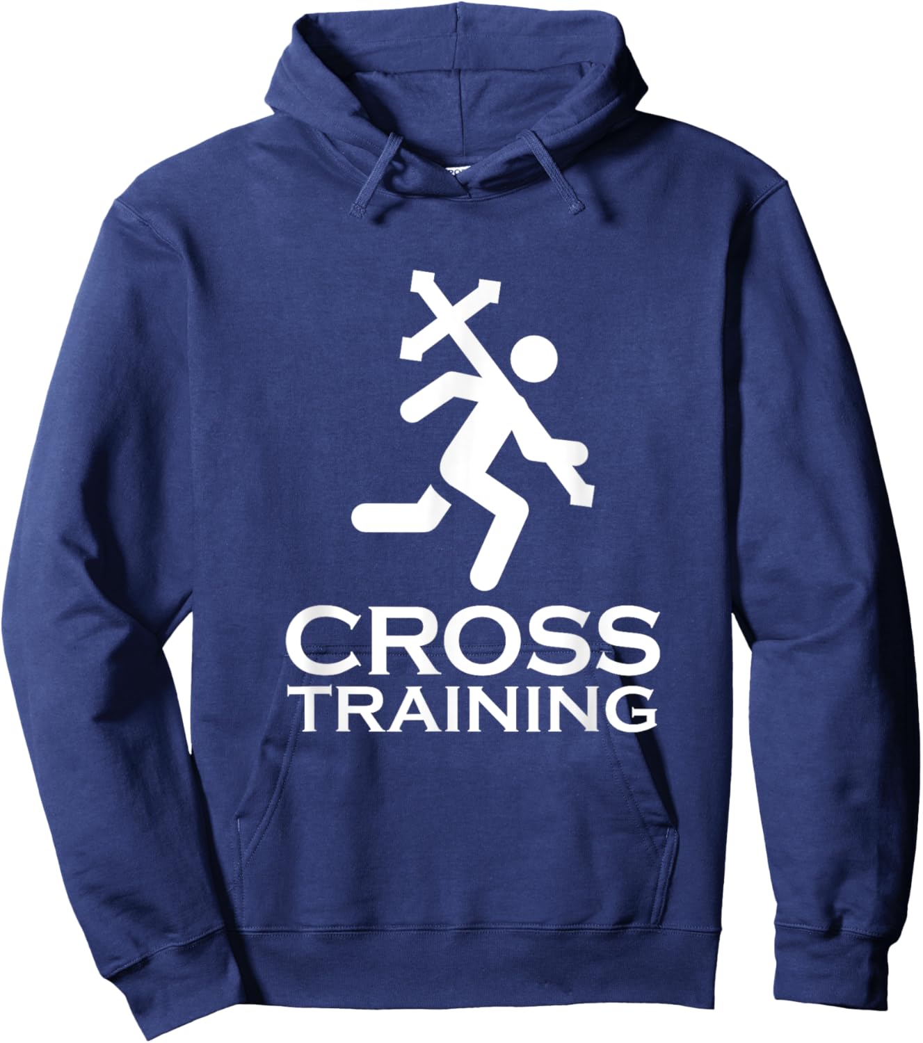 Cross Training Christian Workout Hoodie - Hoodie | Navy