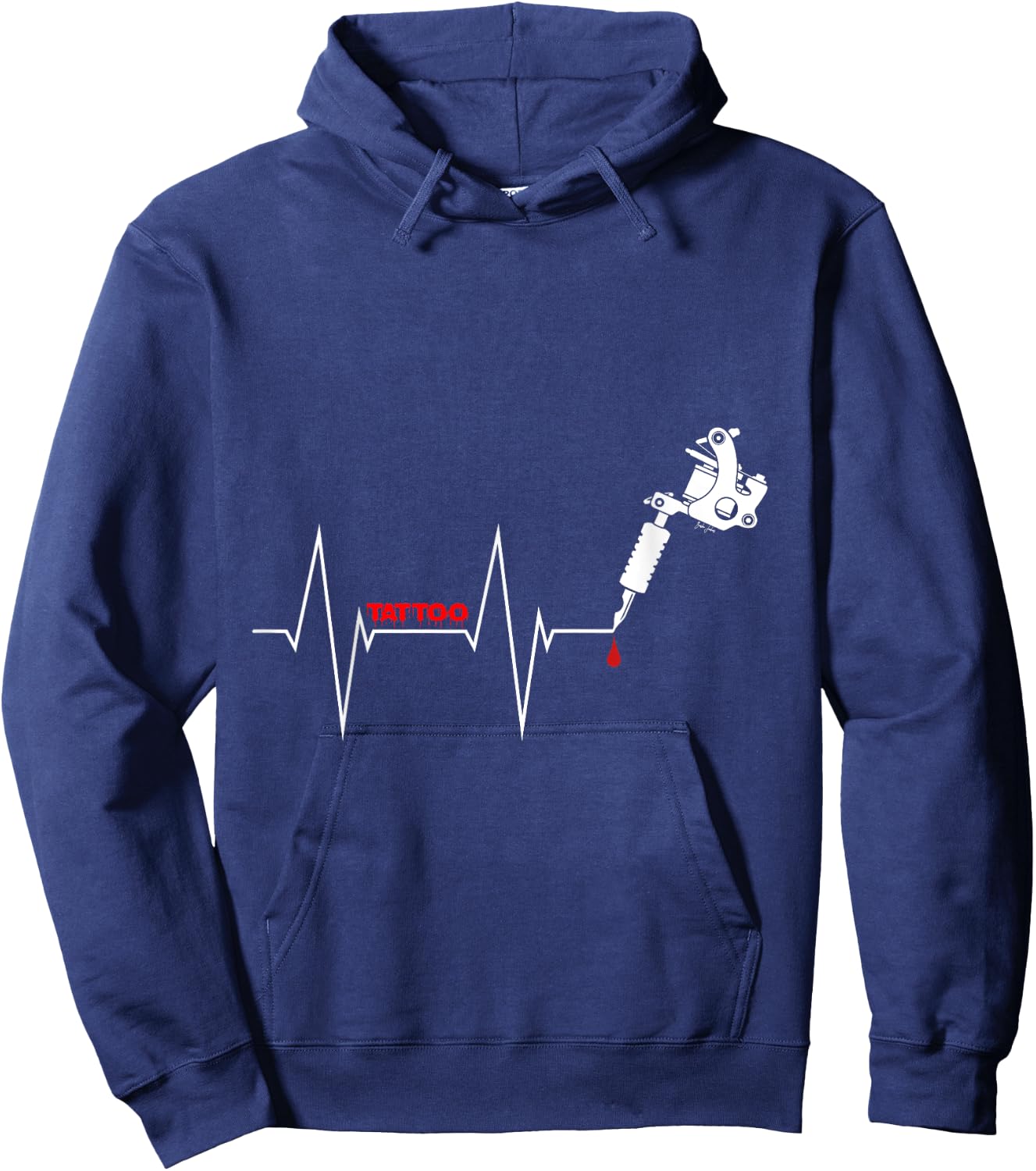 Tattoo Tattoo Gift , Black, S Hoodie - Hoodie | Navy