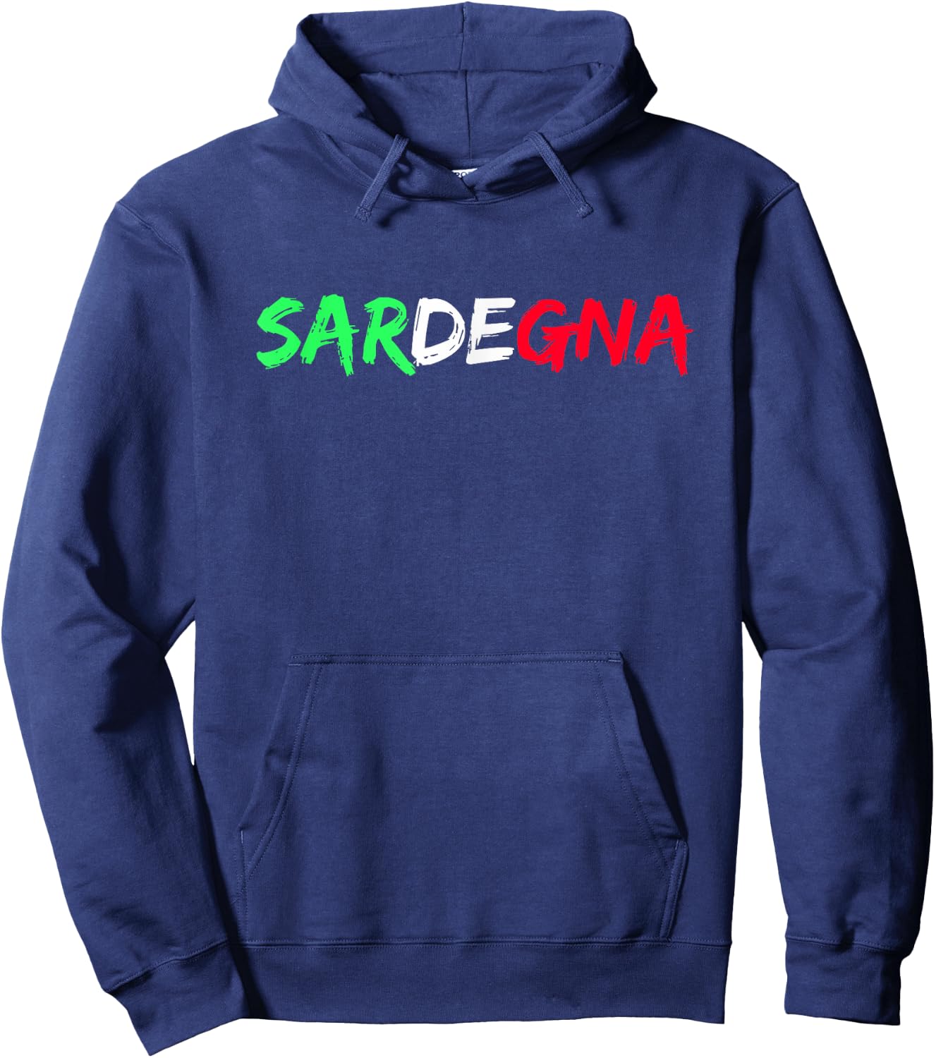 Flag Italy City Sardinia Hoodie - Hoodie | Navy