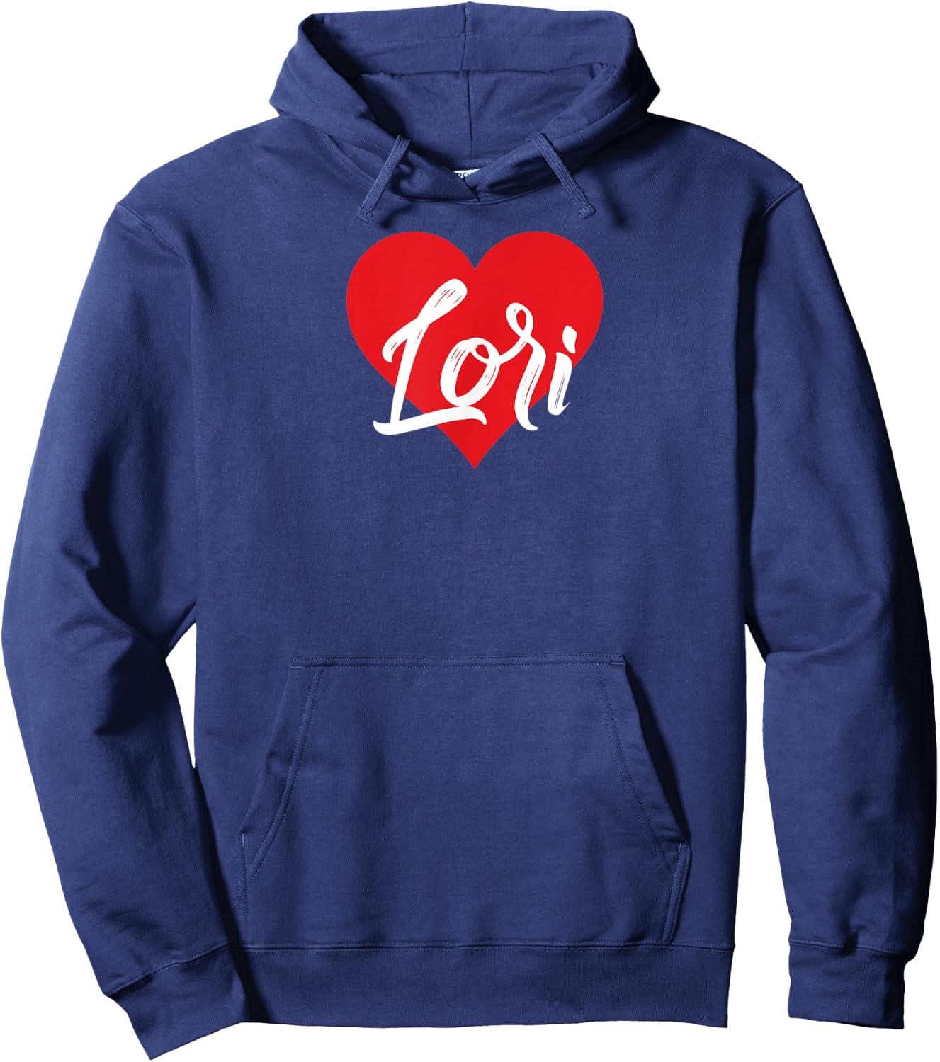 I Love Lori First Name I Heart Named Hoodie - Hoodie | Navy