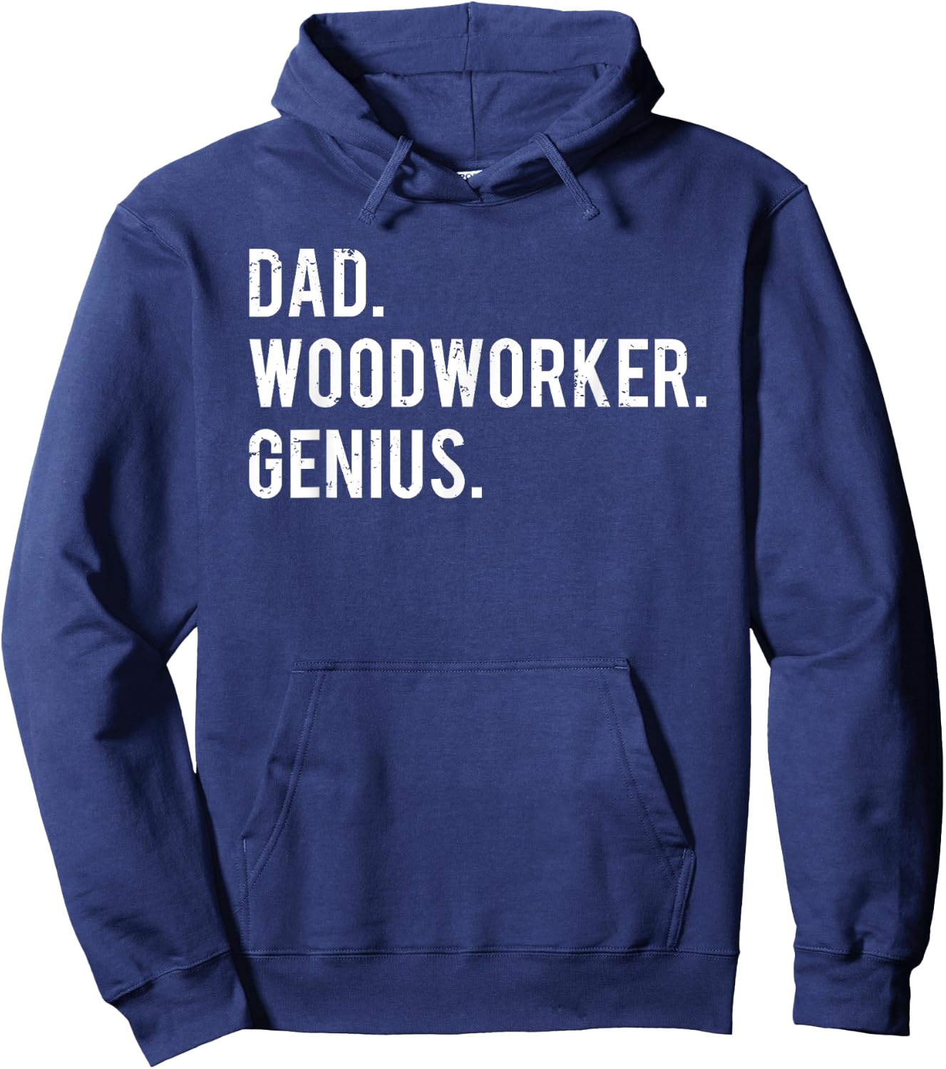 Dad Woodworker Genius Woodworking Father Hoodie - Hoodie | Navy