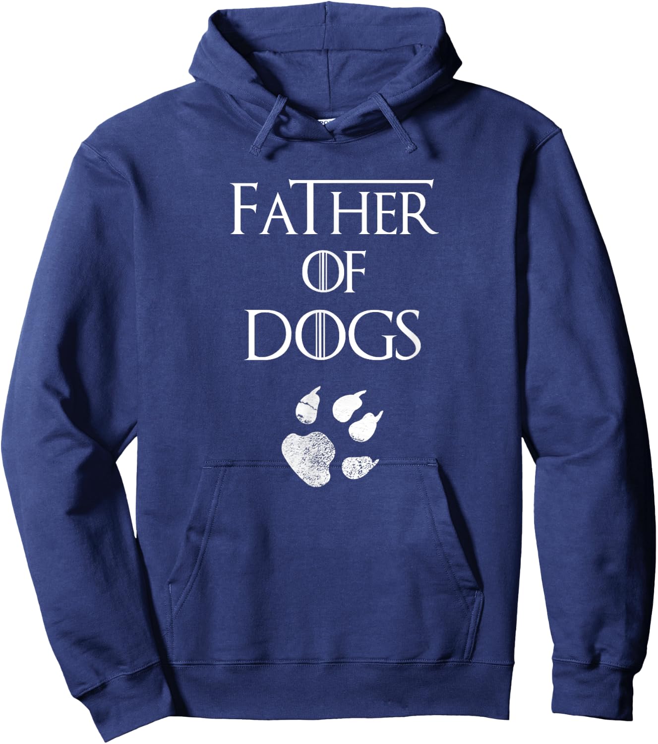 Dog Lovers Shirt Father of Dogs Women Kids Hoodie - Hoodie | Navy