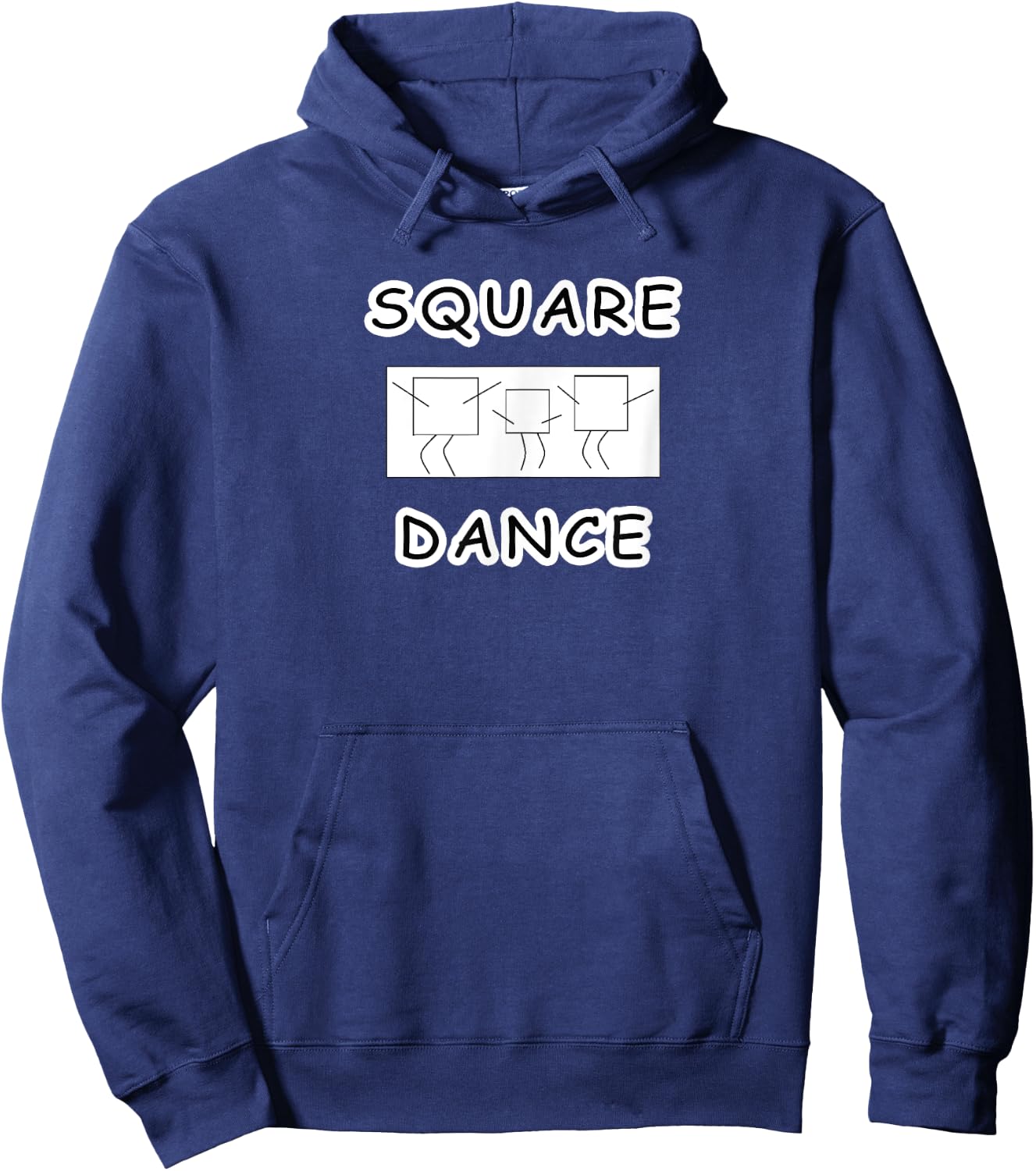 Square Dance With Dancing Squares Funny Hoodie - Hoodie | Navy