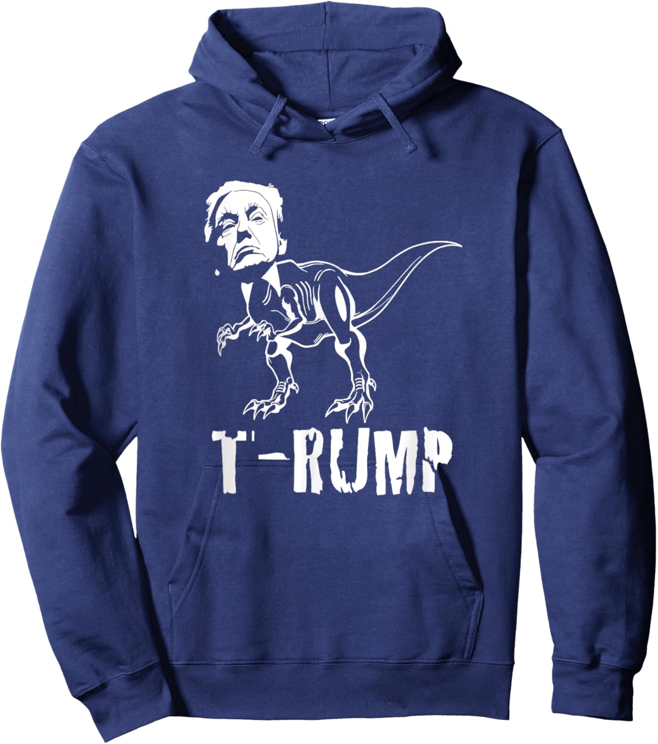 T-Rump Trump Dinosaur T Shirt Hoodie - Hoodie | Navy