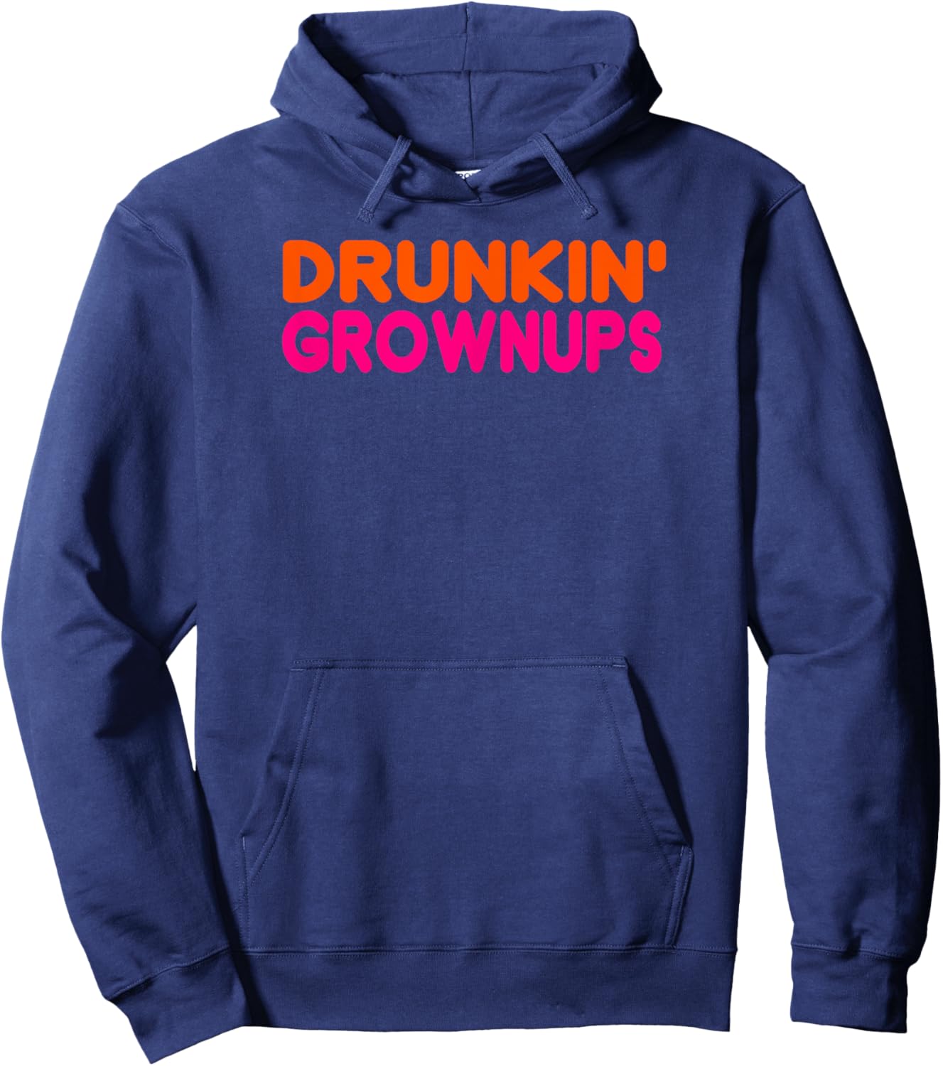 Drunken Grownups American Run On Beer Hoodie - Hoodie | Navy