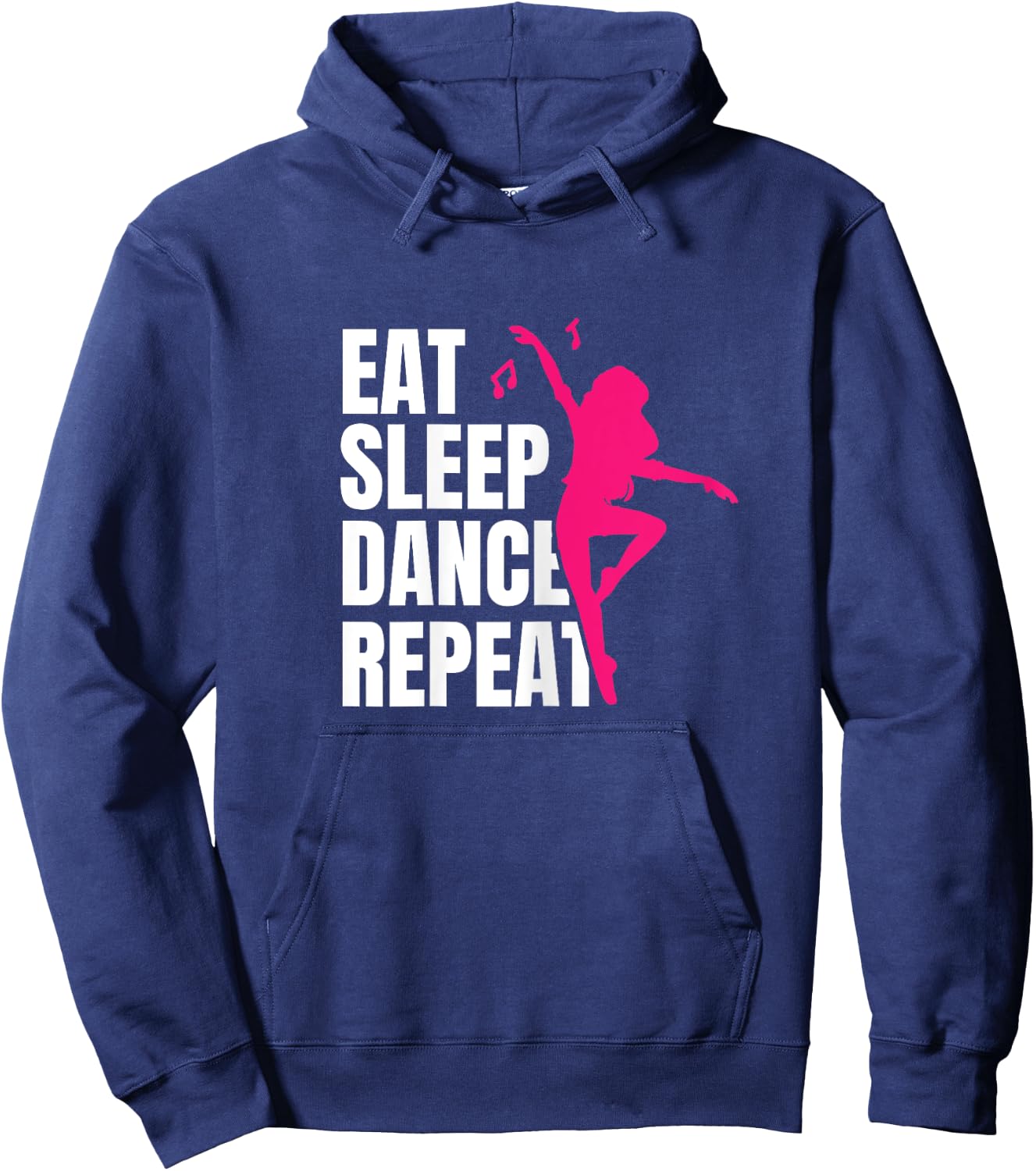 Dancing Gift Eat Sleep Dance Repeat Hoodie - Hoodie | Navy
