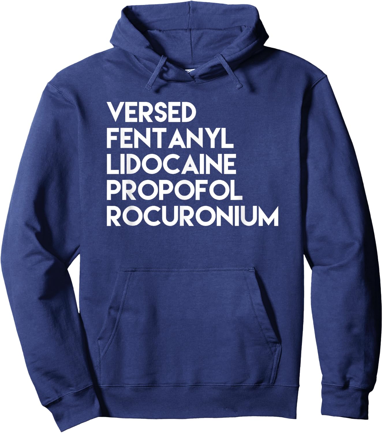 Awesome Anesthesia Induction Hoodie - Hoodie | Navy