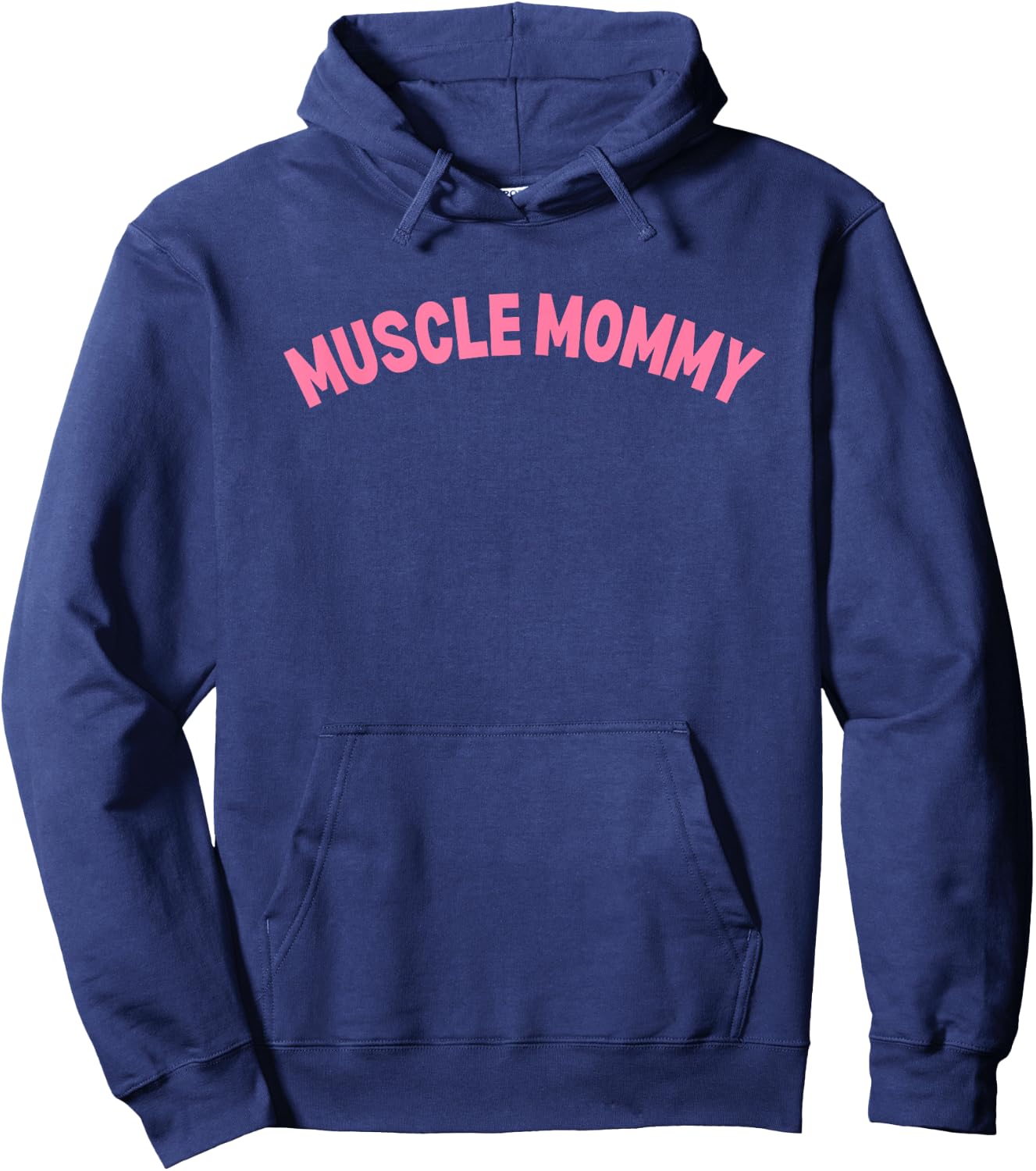 Gym Muscle Mommy Pump Cover Pink Hoodie - Hoodie | Navy