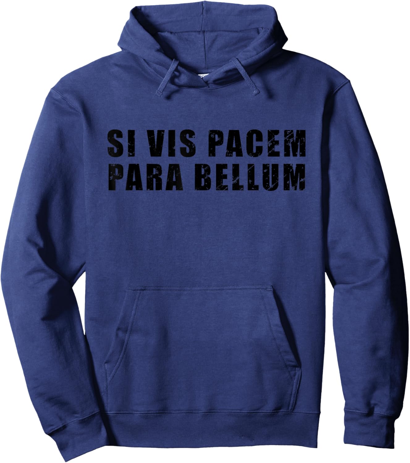 Si Vis Pacem Para Bellum , grey, S Hoodie - Hoodie | Navy