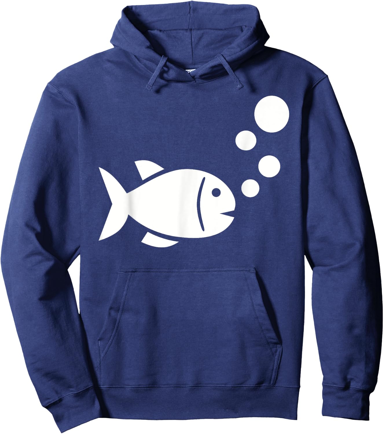 Fish bubbles Hoodie - Hoodie | Navy